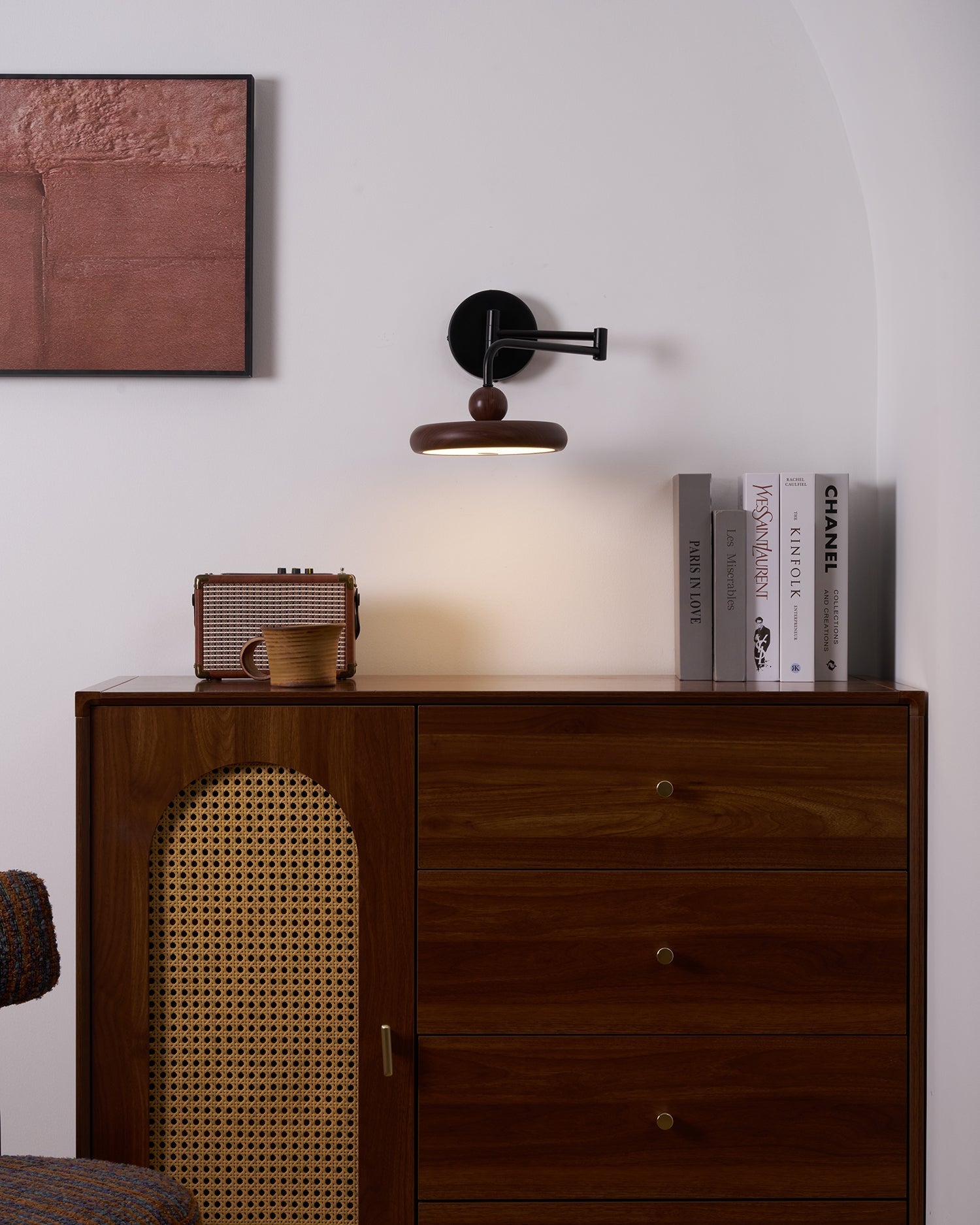 Nella Applique Murale Minimaliste en Bois - Neutralighting