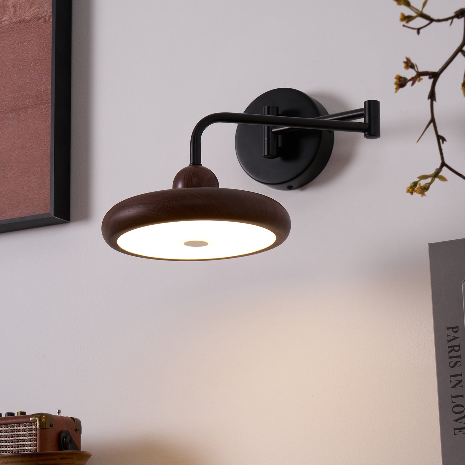 Nella Applique Murale Minimaliste en Bois - Neutralighting