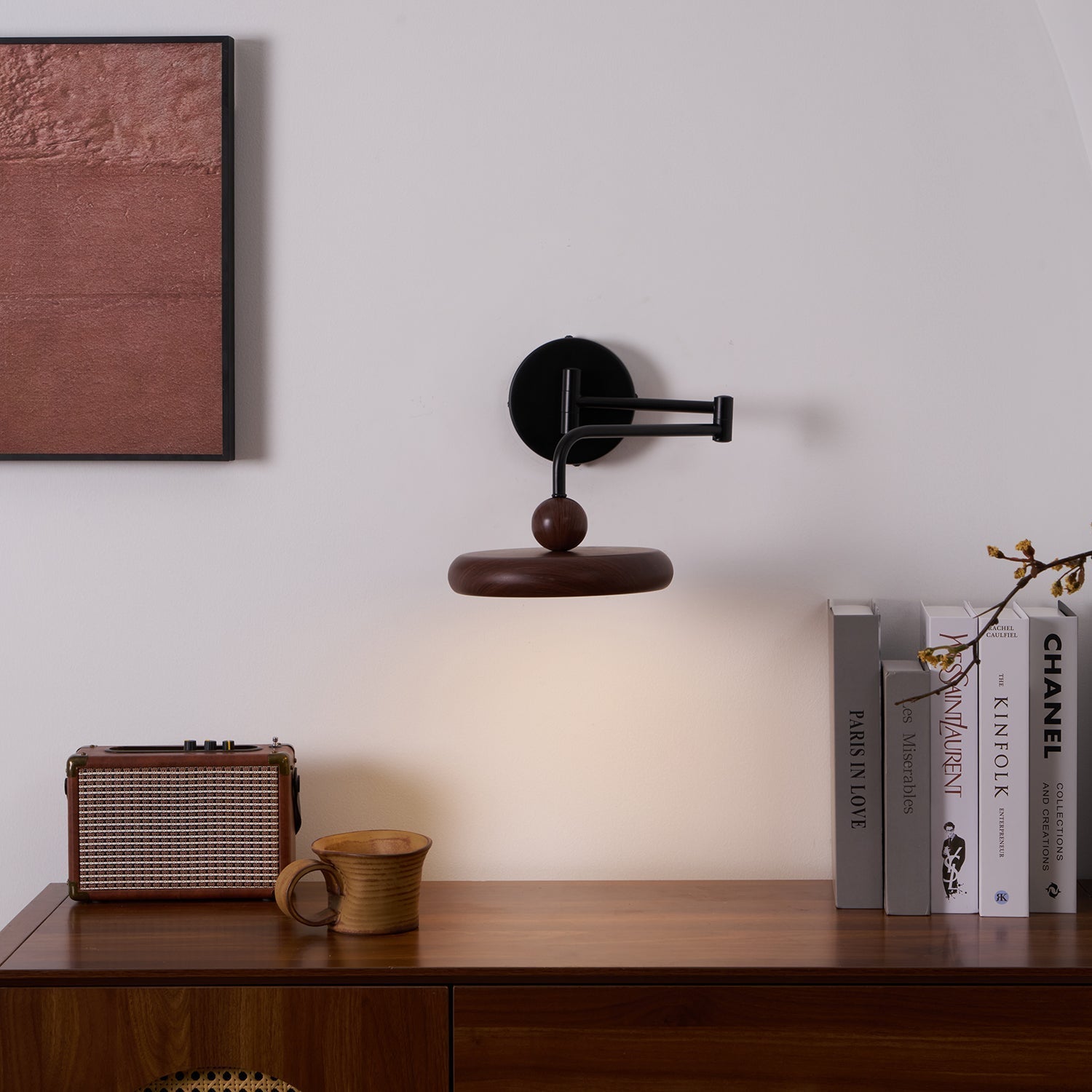 Nella Applique Murale Minimaliste en Bois - Neutralighting