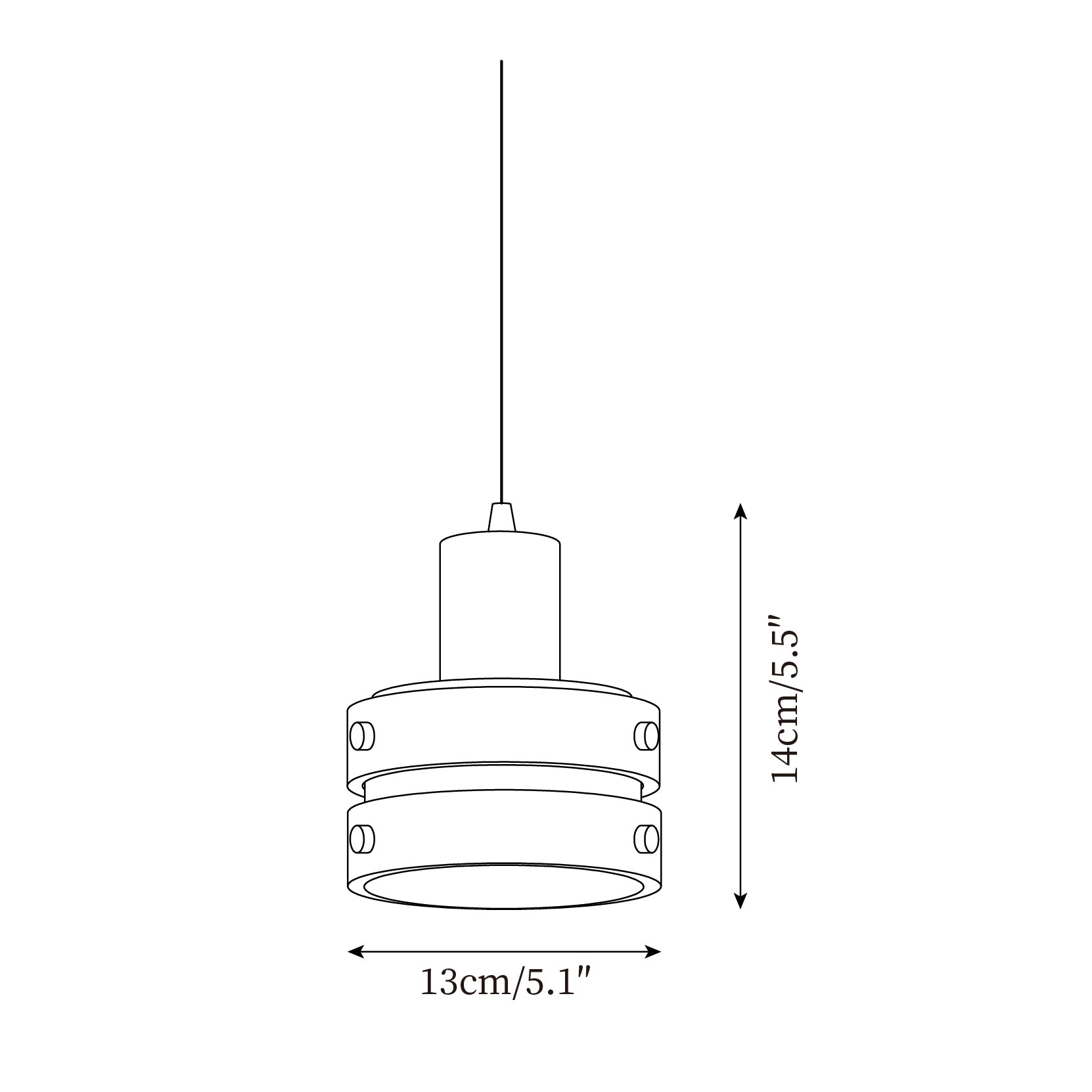 Karry Pendant Lamp Chrome Wood - Letslighting