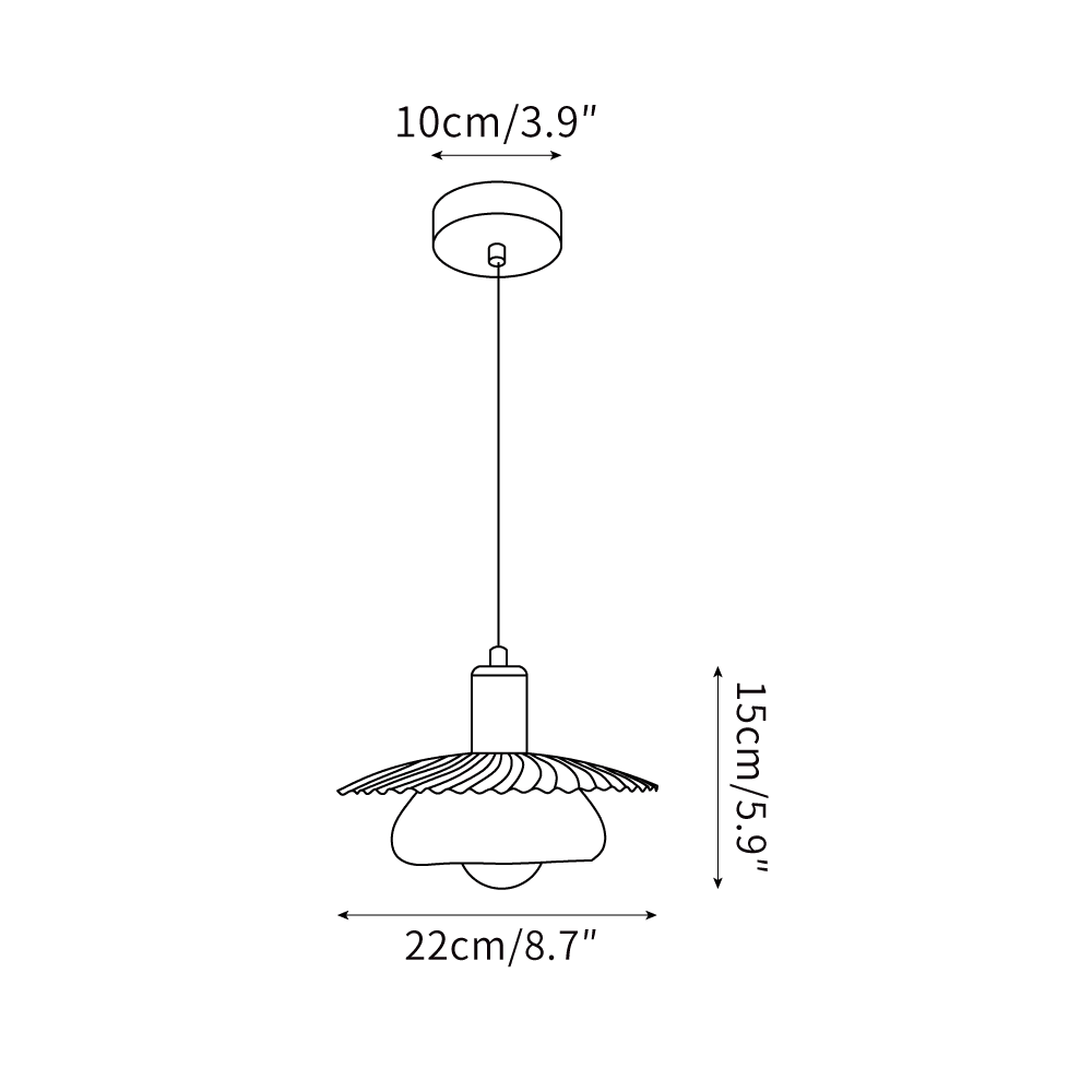 Elysor Lustra Lampe Suspendue Laiton et Verre - Neutralighting
