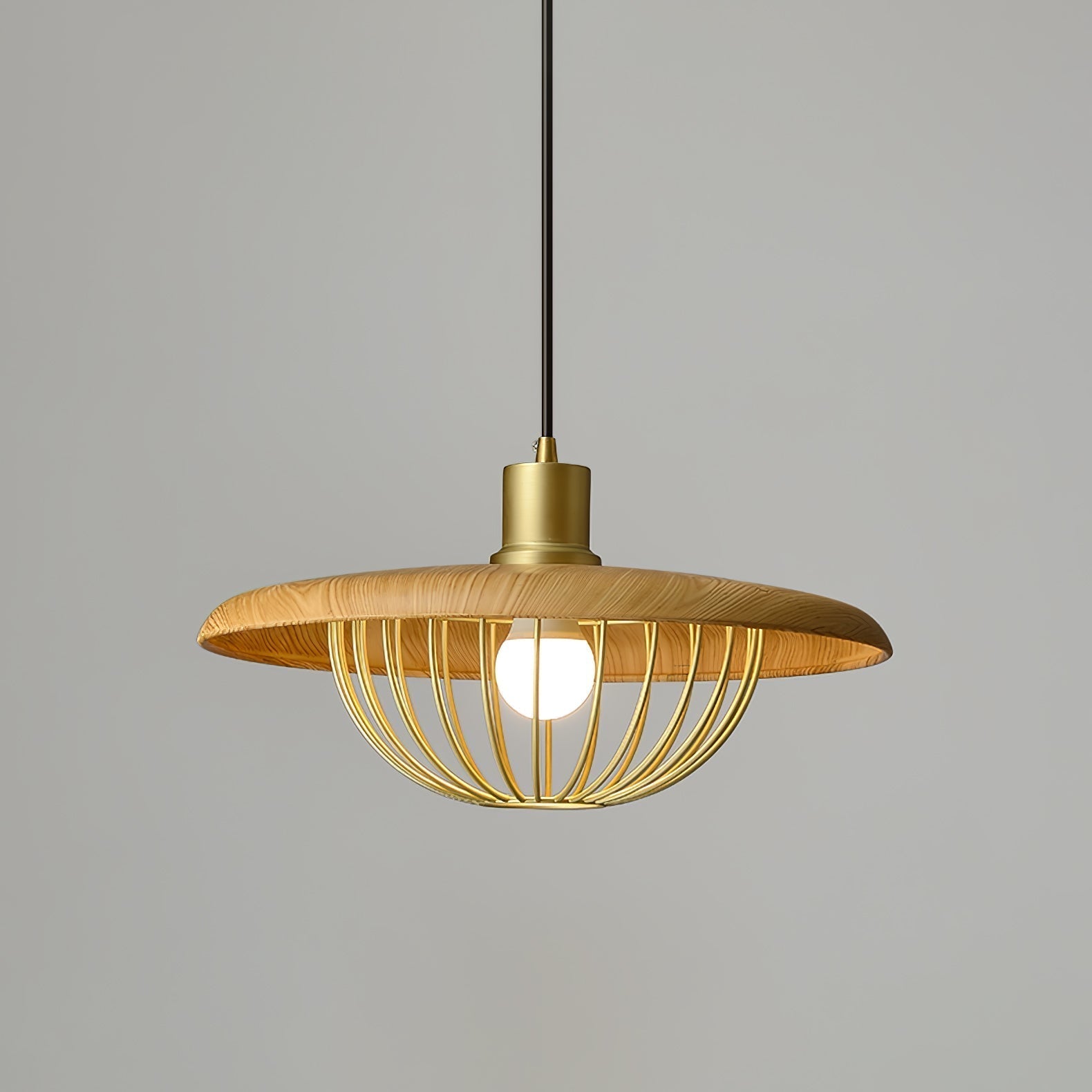 Elanora Wood Retro Vintage Pendant Lamp - Neutralighting