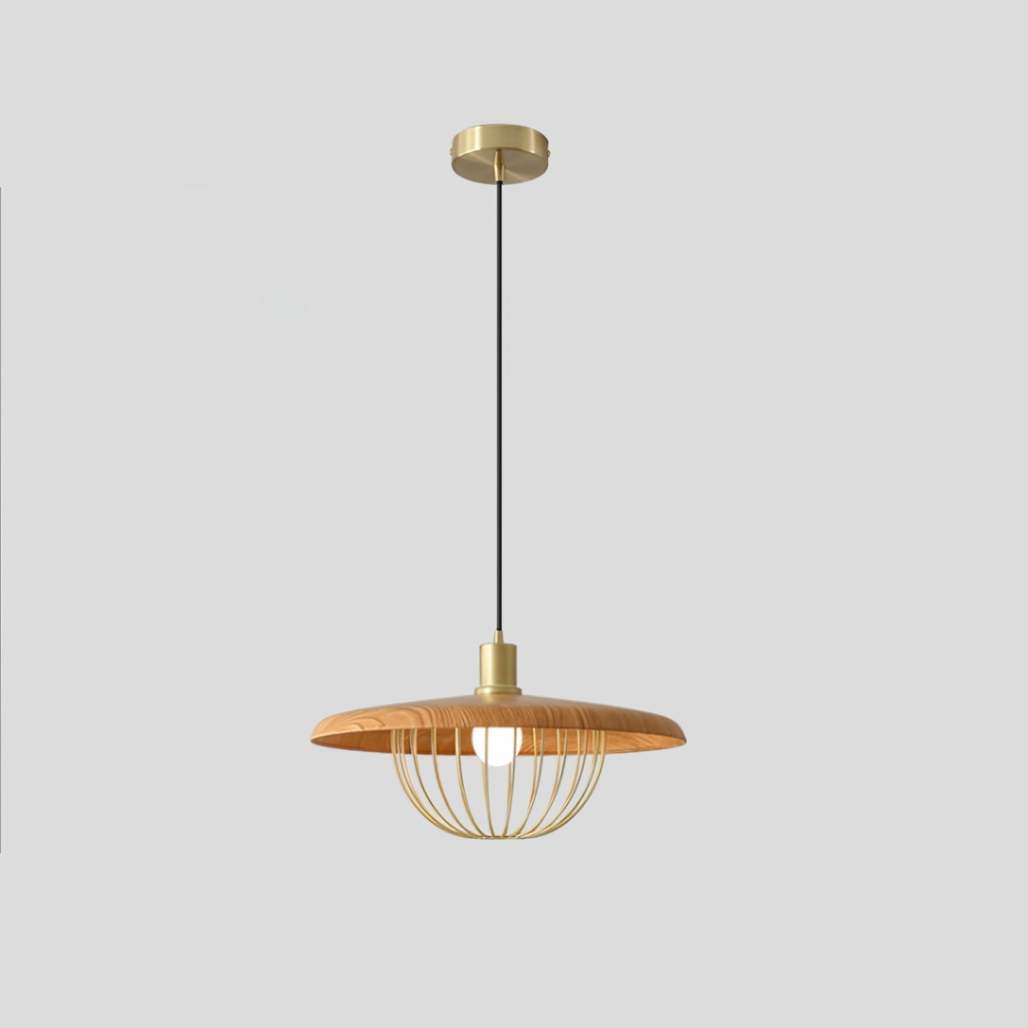 Elanora Wood Retro Vintage Pendant Lamp - Neutralighting