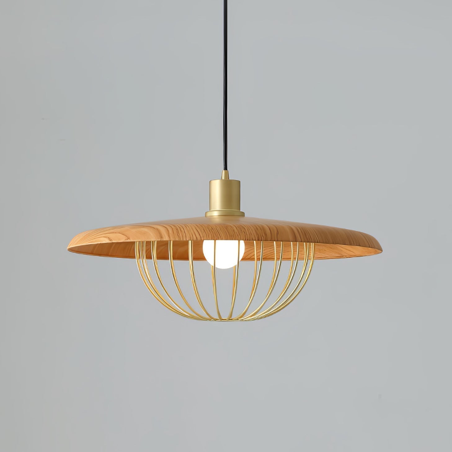 Elanora Wood Retro Vintage Pendant Lamp - Neutralighting