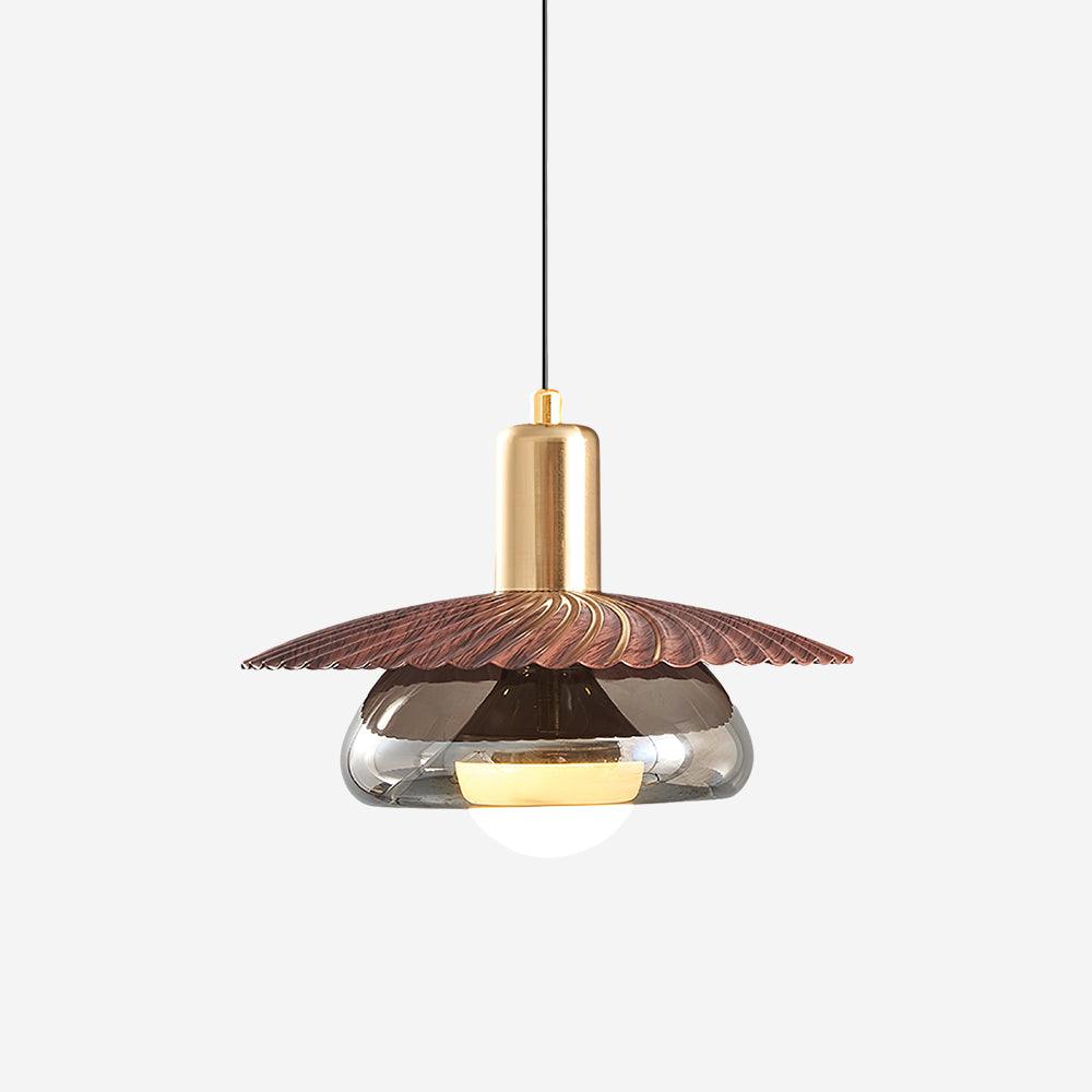 Elysor Lustra Lampe Suspendue Laiton et Verre - Neutralighting
