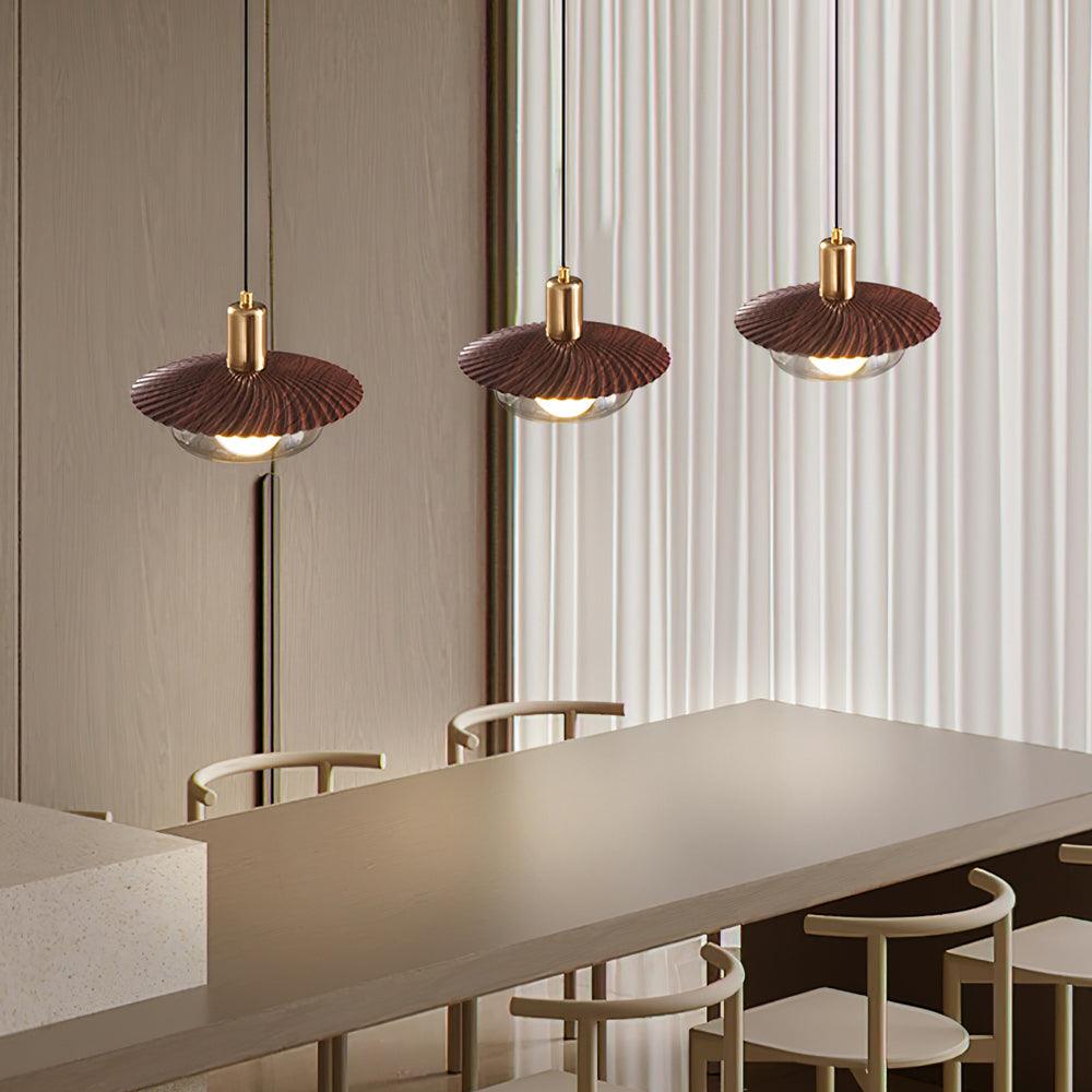 Elysor Lustra Lampe Suspendue Laiton et Verre - Neutralighting