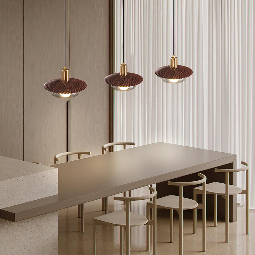 Elysor Lustra Lampe Suspendue Laiton et Verre - Neutralighting