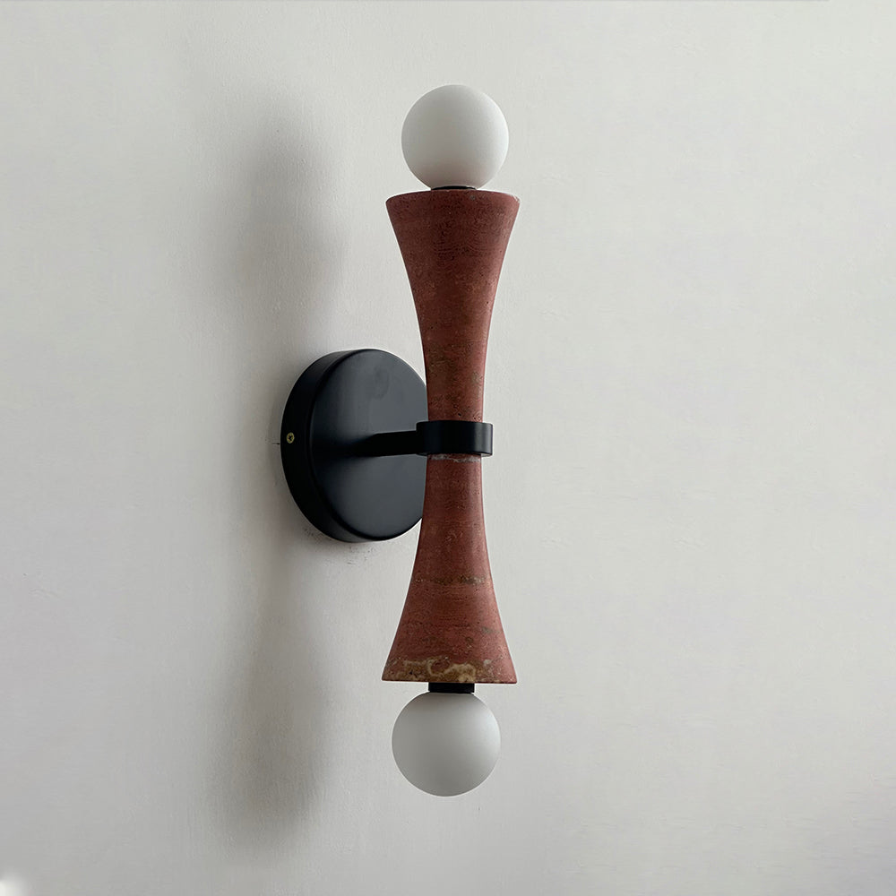 Katia Applique Murale Travertin Sablier - Neutralighting