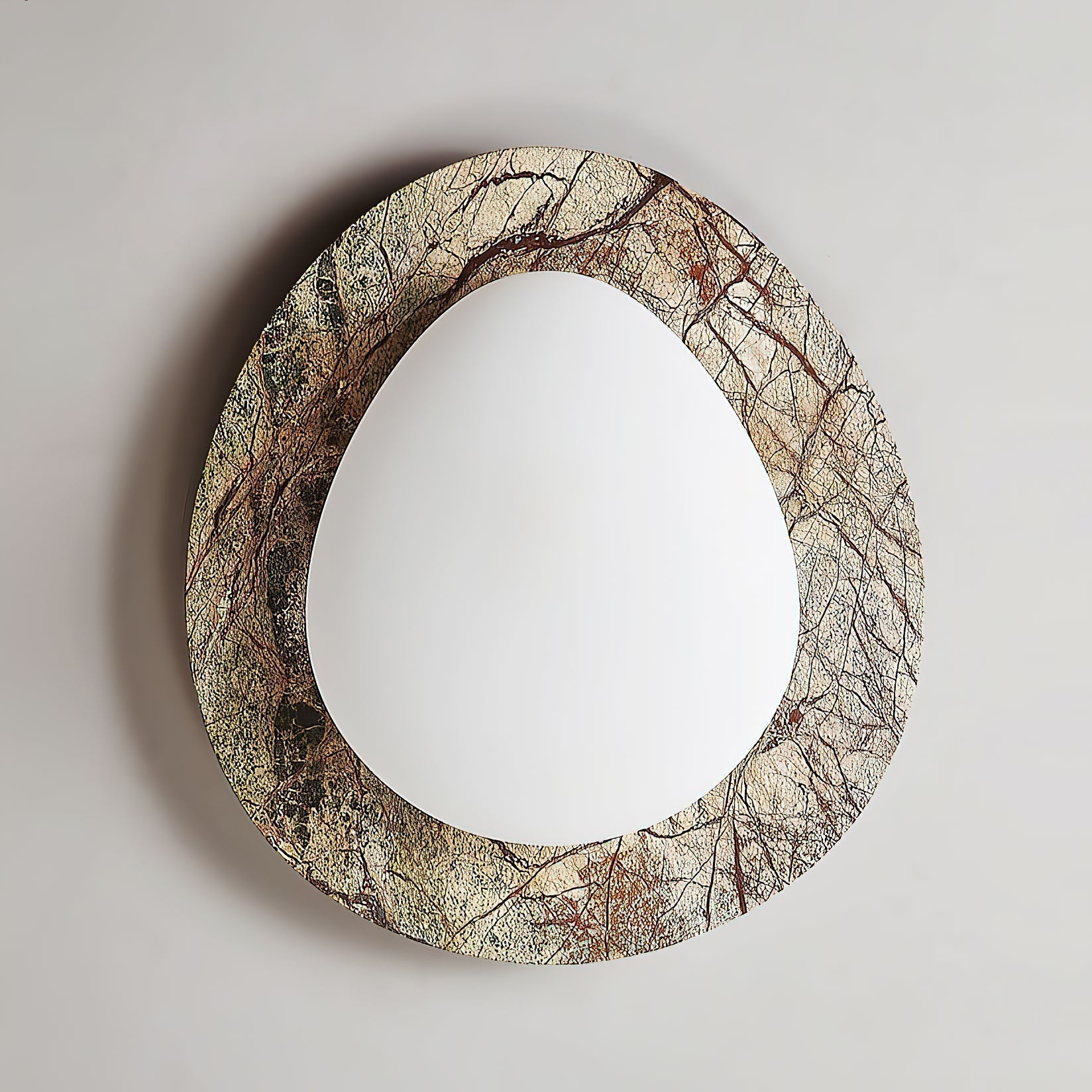 Cishaora Modern Minimalist White Marble Ceiling Lamp - Lamp Copper