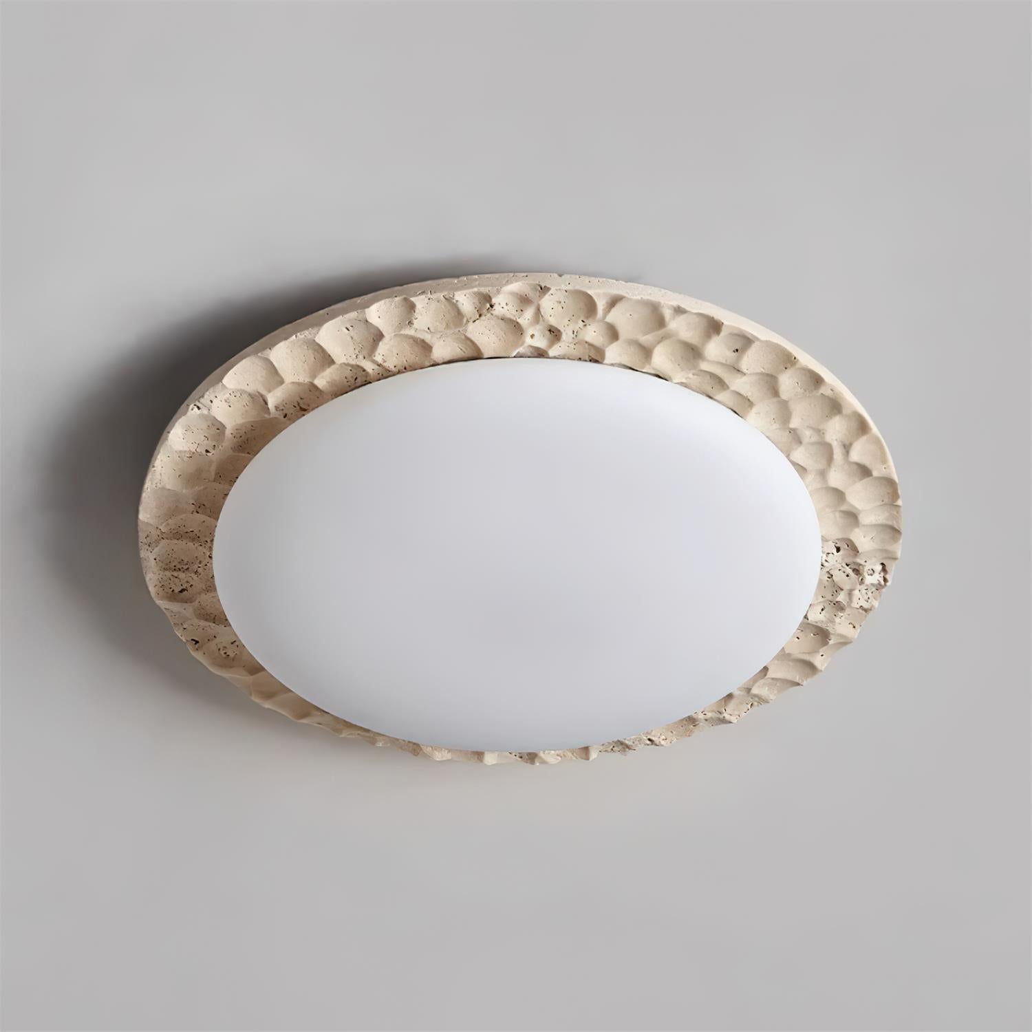 Ritta Plafonnier Travertin Dôme - Neutralighting
