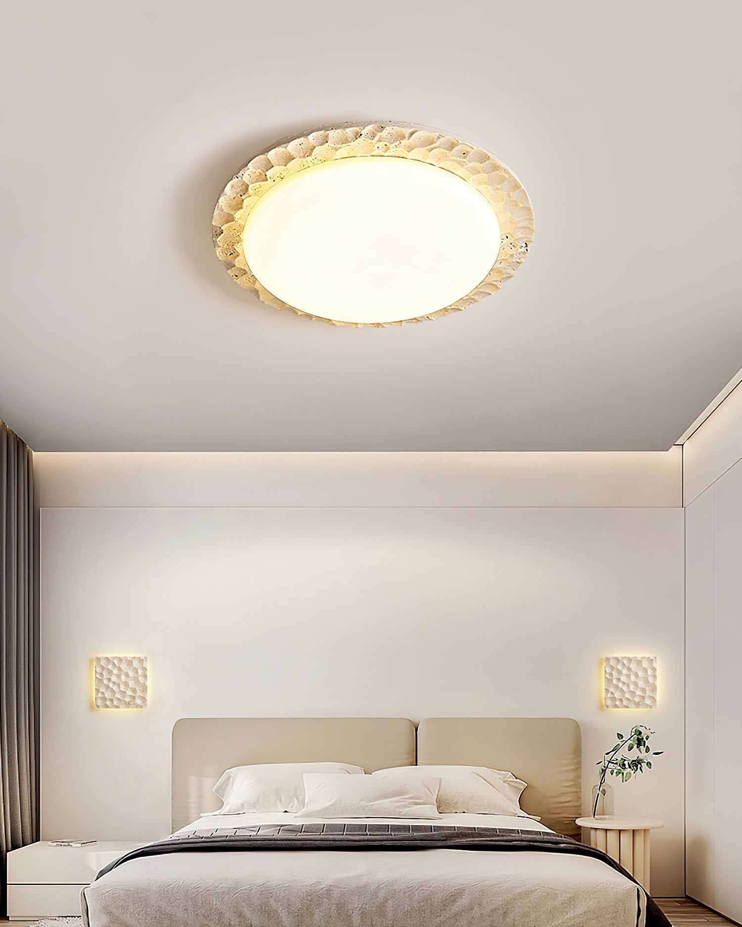 Ritta Plafonnier Travertin Dôme - Neutralighting