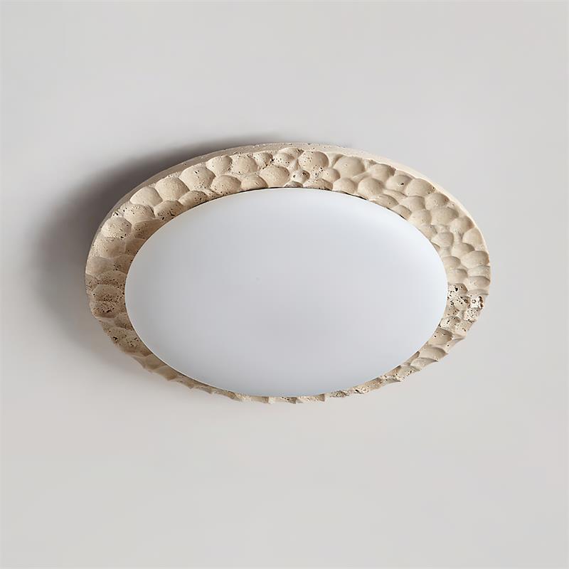 Ritta Plafonnier Travertin Dôme - Neutralighting