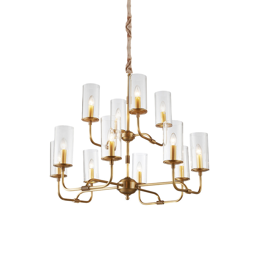 Araeos Lustre Cristal Laiton Luxe Postmoderne - Neutralighting