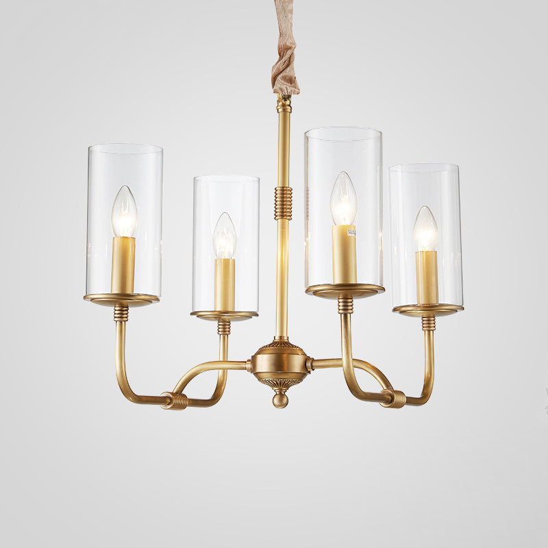 Araeos Lustre Cristal Laiton Luxe Postmoderne - Neutralighting
