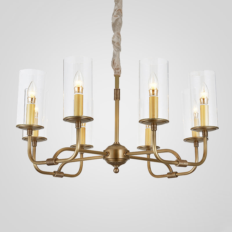 Araeos Lustre Cristal Laiton Luxe Postmoderne - Neutralighting