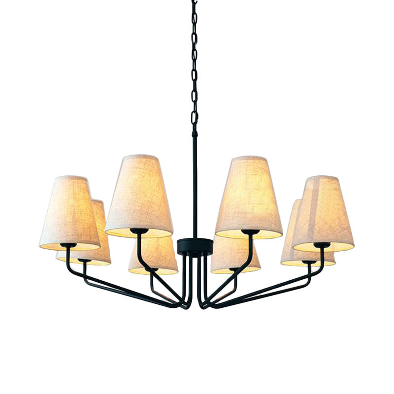 Aurdoreth Lustre Tissu Laiton Industriel Vintage - Neutralighting