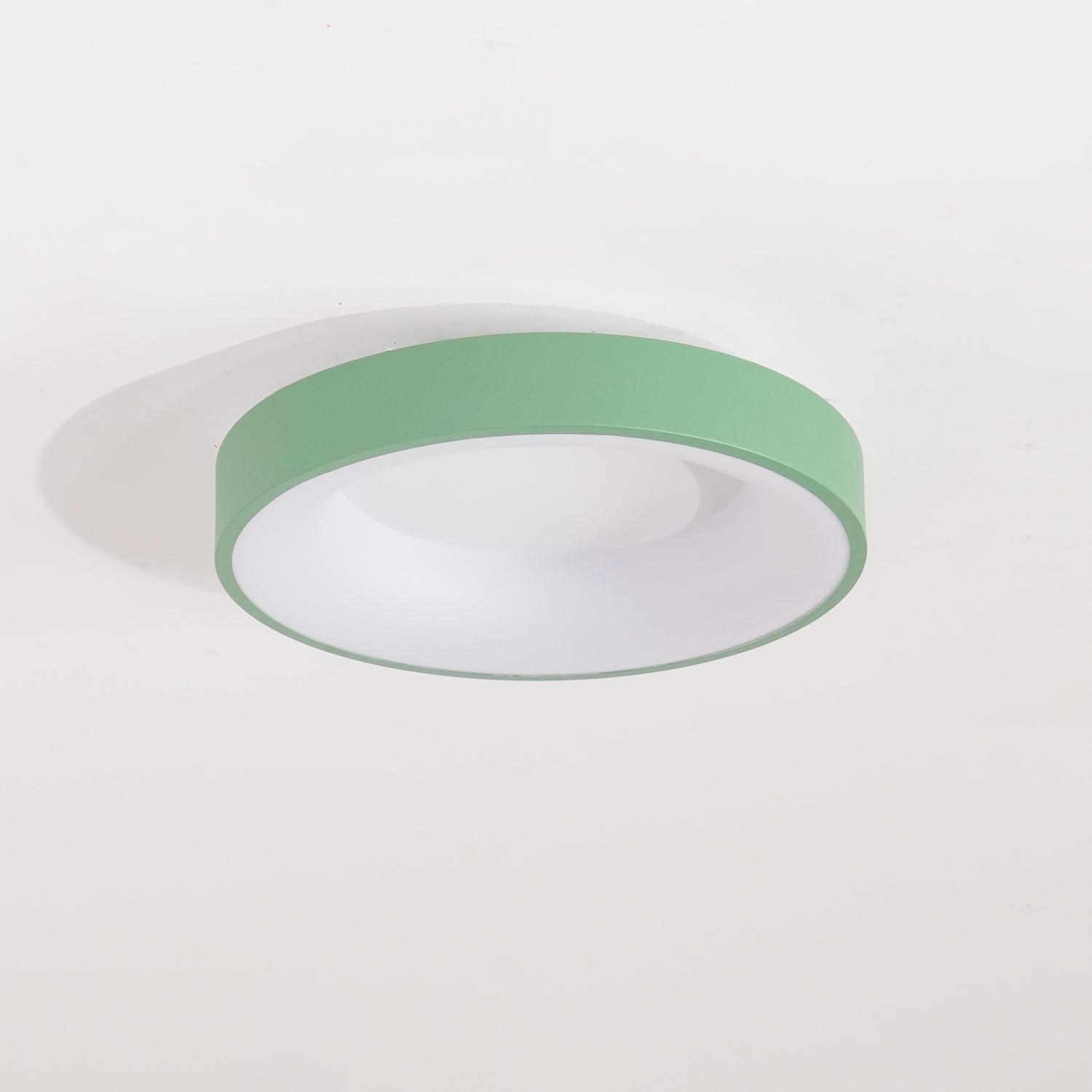 Solara Plafonnier en fer contemporain abat-jour vert - Neutralighting