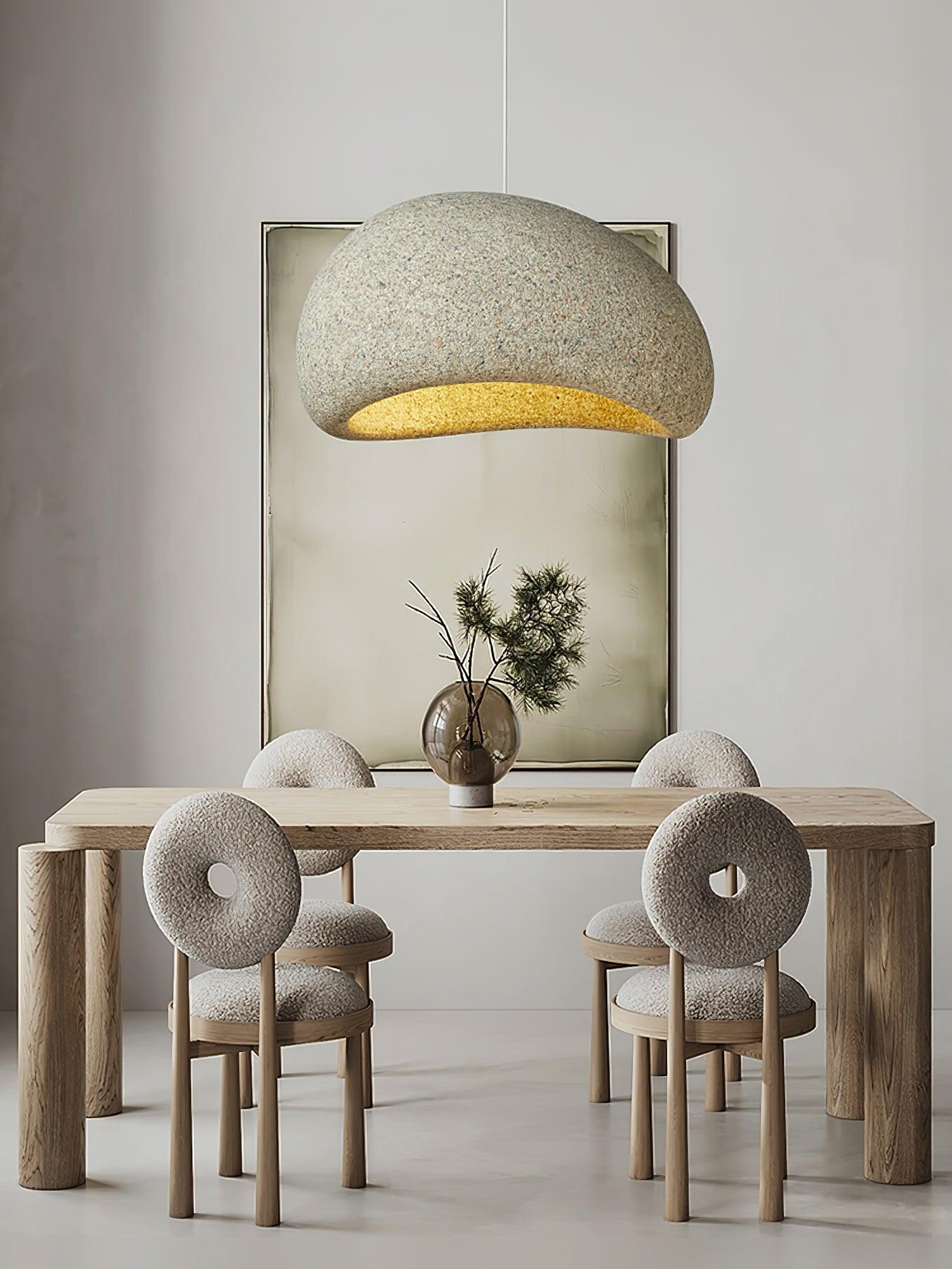 Kioto Pendant Lamp Textured Organic Minimalist - Letslighting
