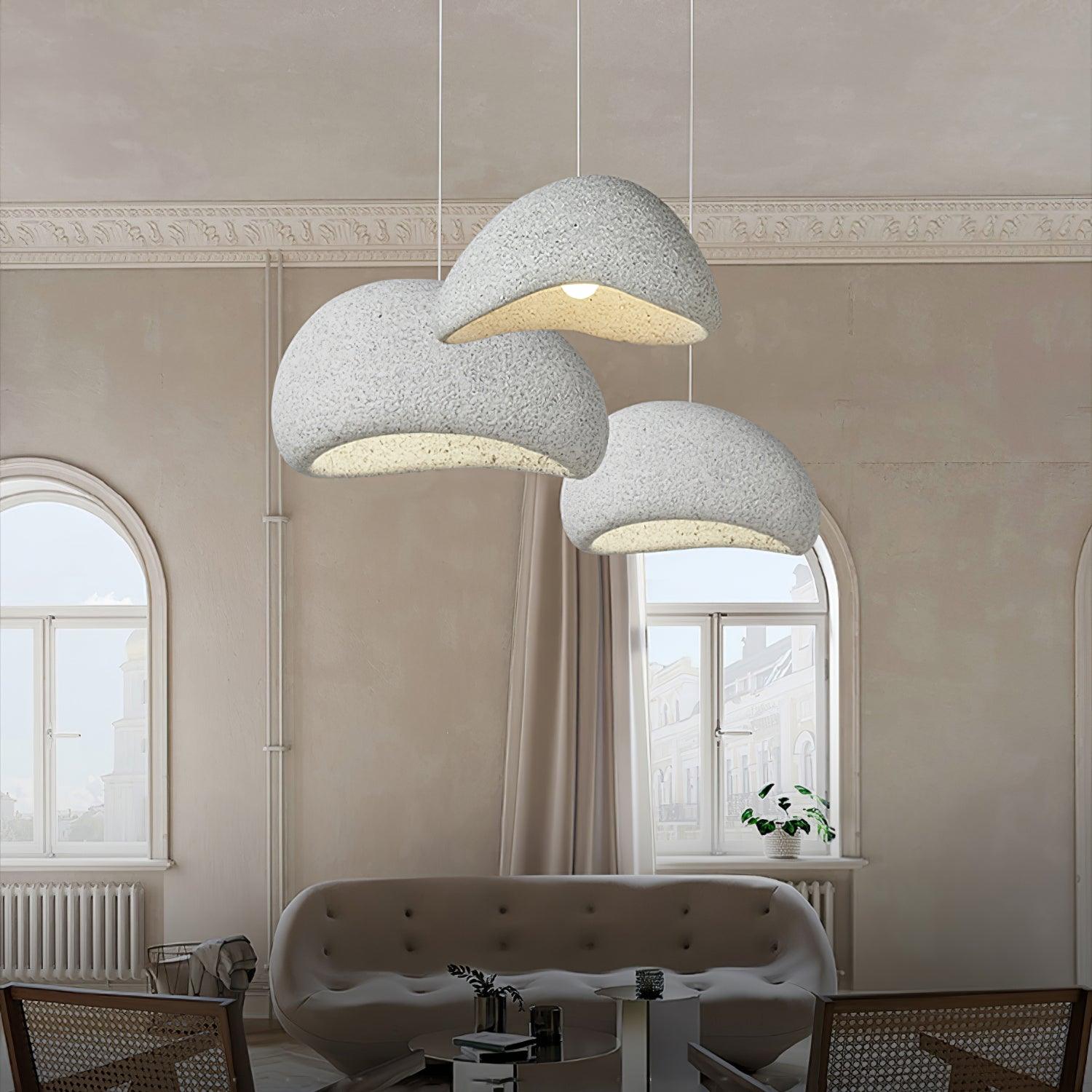 Kioto Pendant Lamp Textured Organic Minimalist - Letslighting