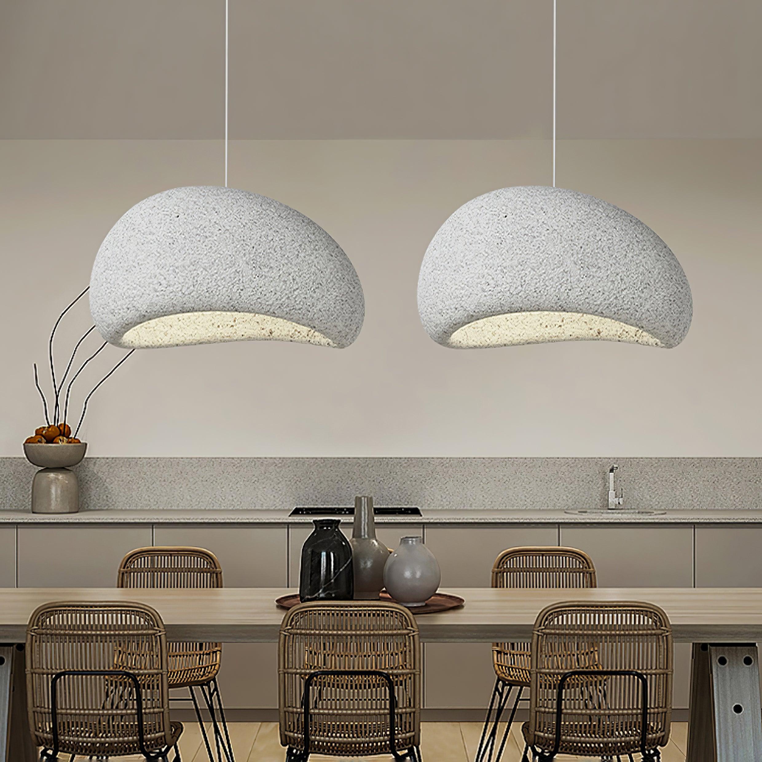 Kioto Pendant Lamp Textured Organic Minimalist - Letslighting