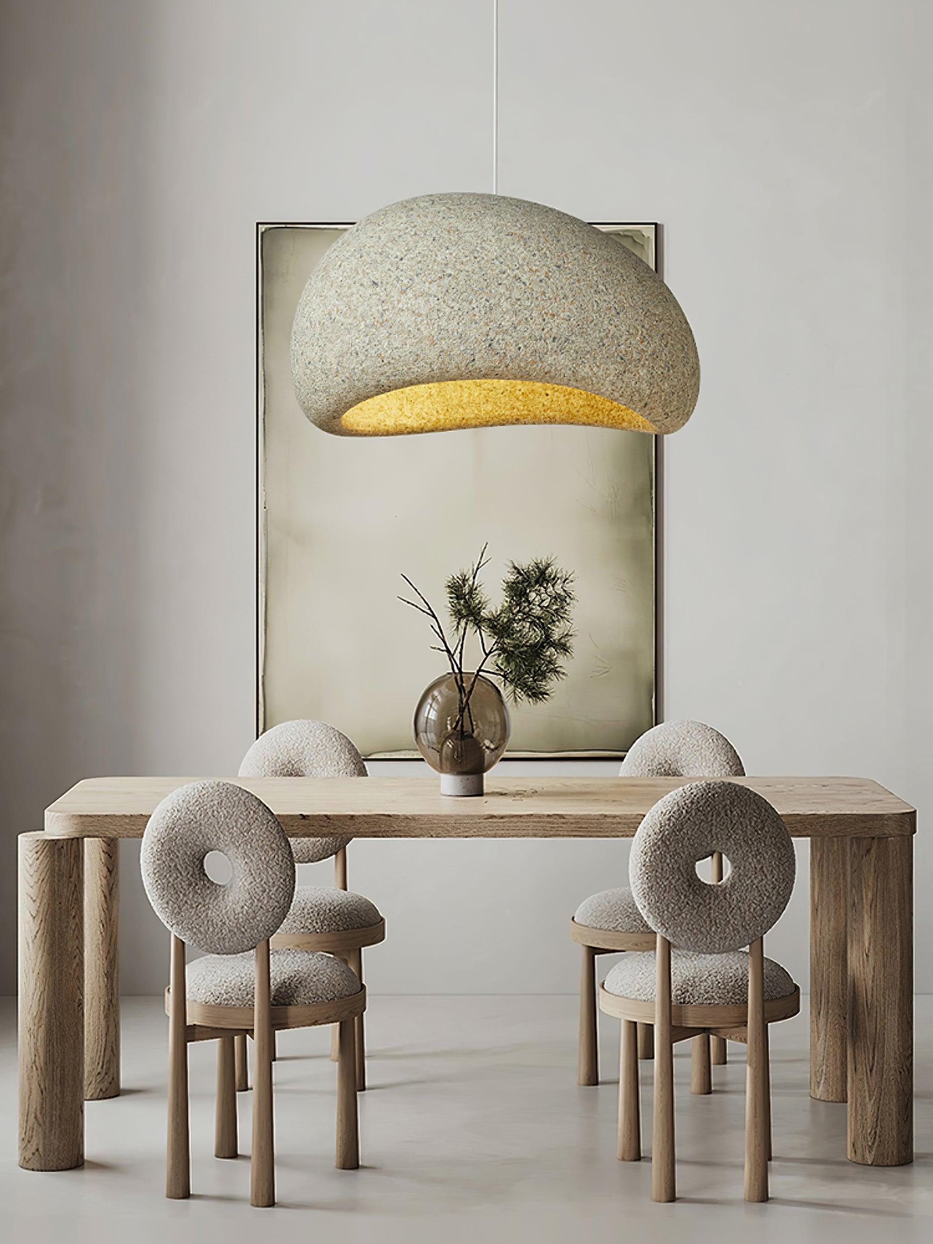 Kioto Pendant Lamp Textured Organic Minimalist - Letslighting