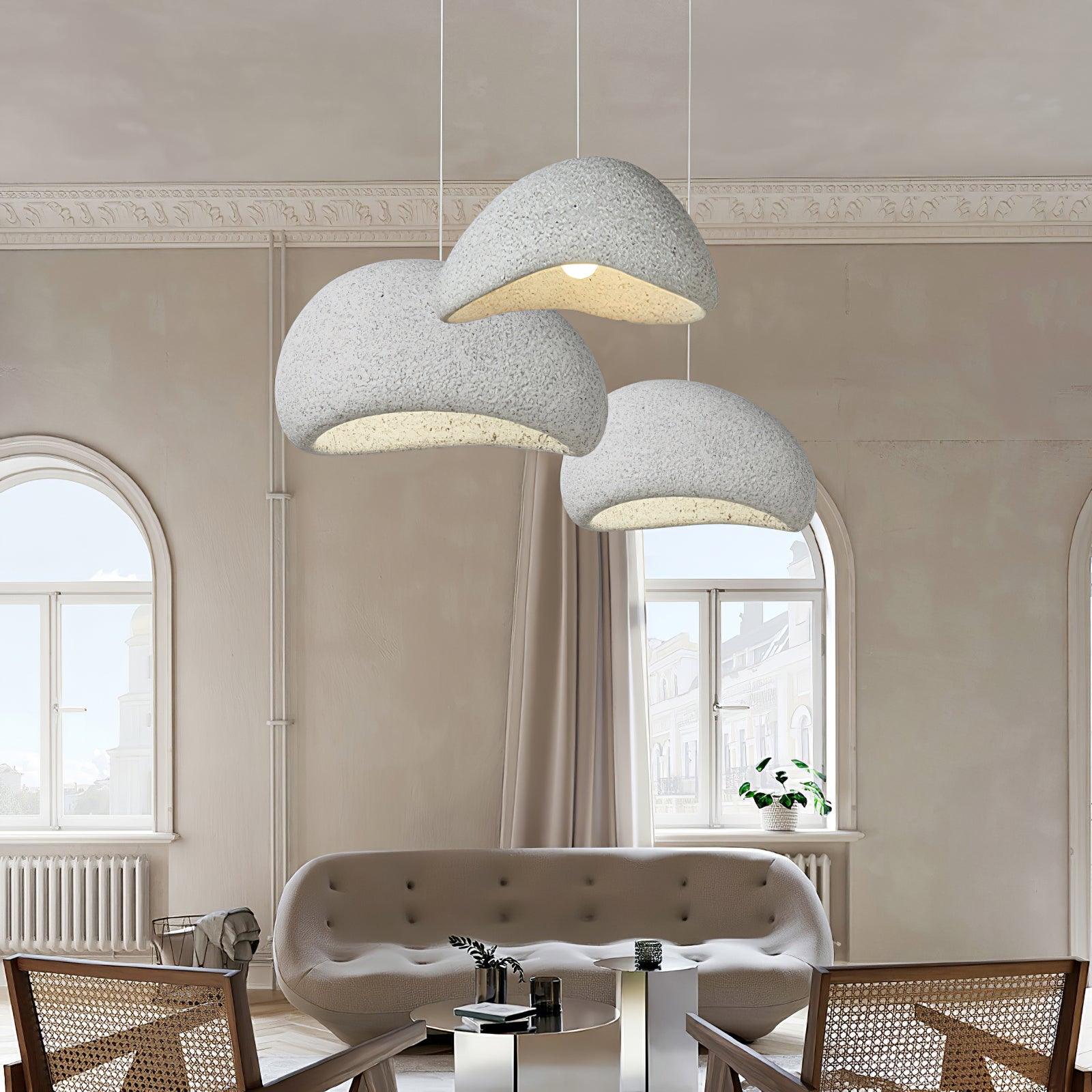 Kioto Pendant Lamp Textured Organic Minimalist - Letslighting
