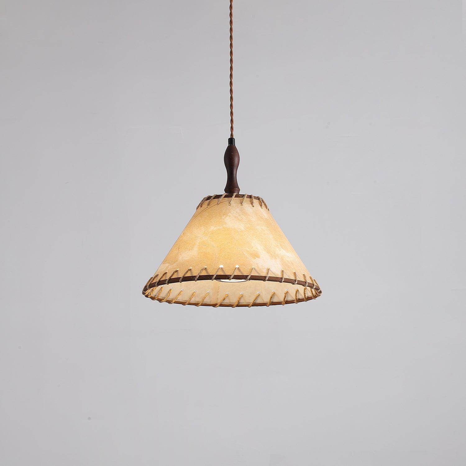 Kiko Lampe Pendante Tissu Chanvre Wabi Sabi Organique - Neutralighting