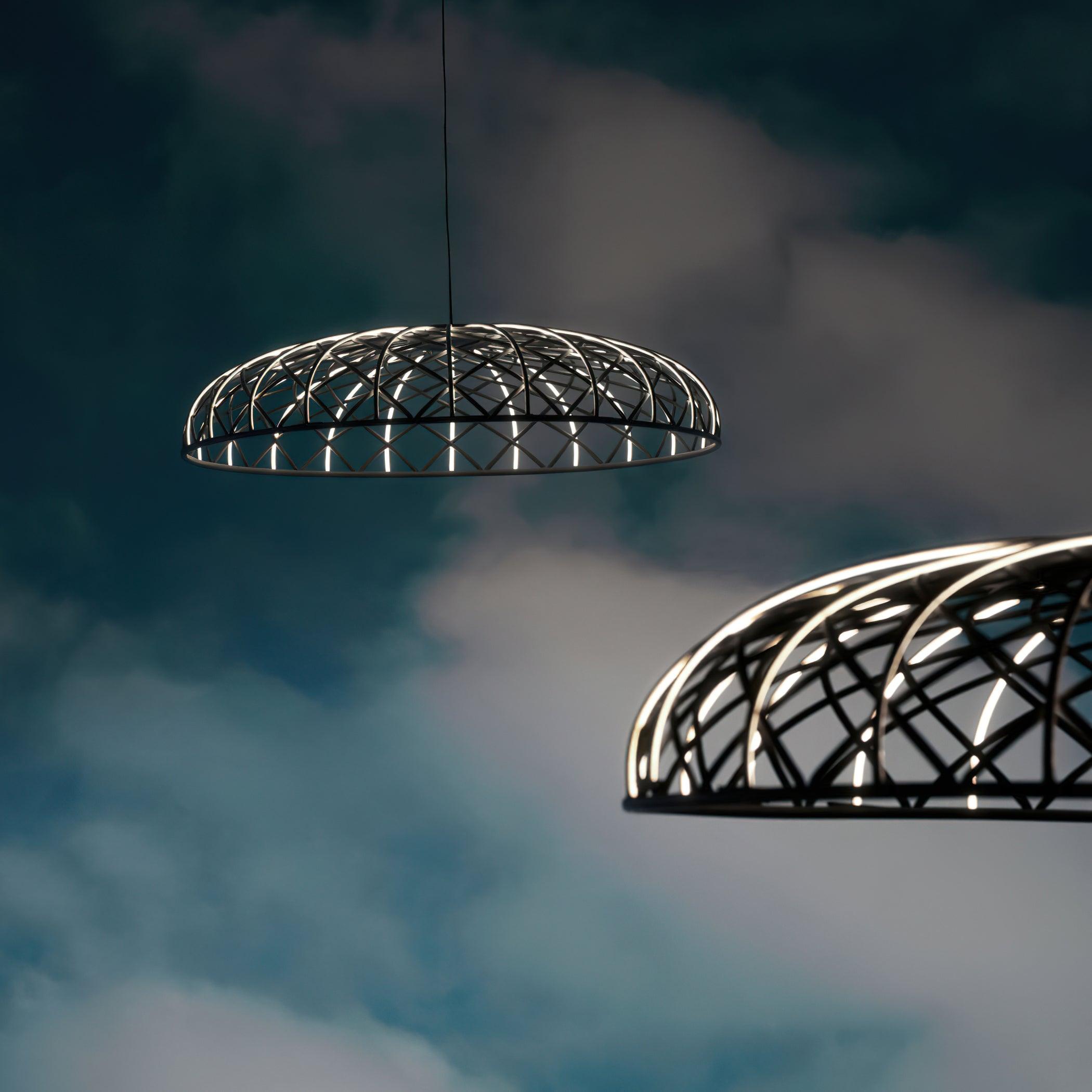 Fiona Suspension Réticulé Tressé Abat-jour Moderne - Neutralighting