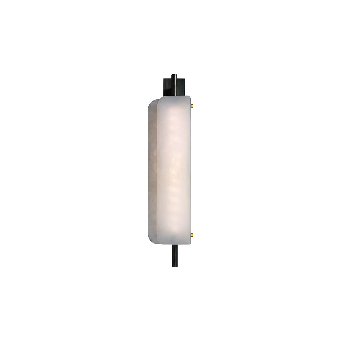 Cenore Modern Minimalist White Alabaster Wall Lamp - Lamp Copper