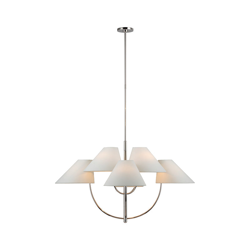 Armira Lustre Tissu Laiton Industriel Vintage - Neutralighting
