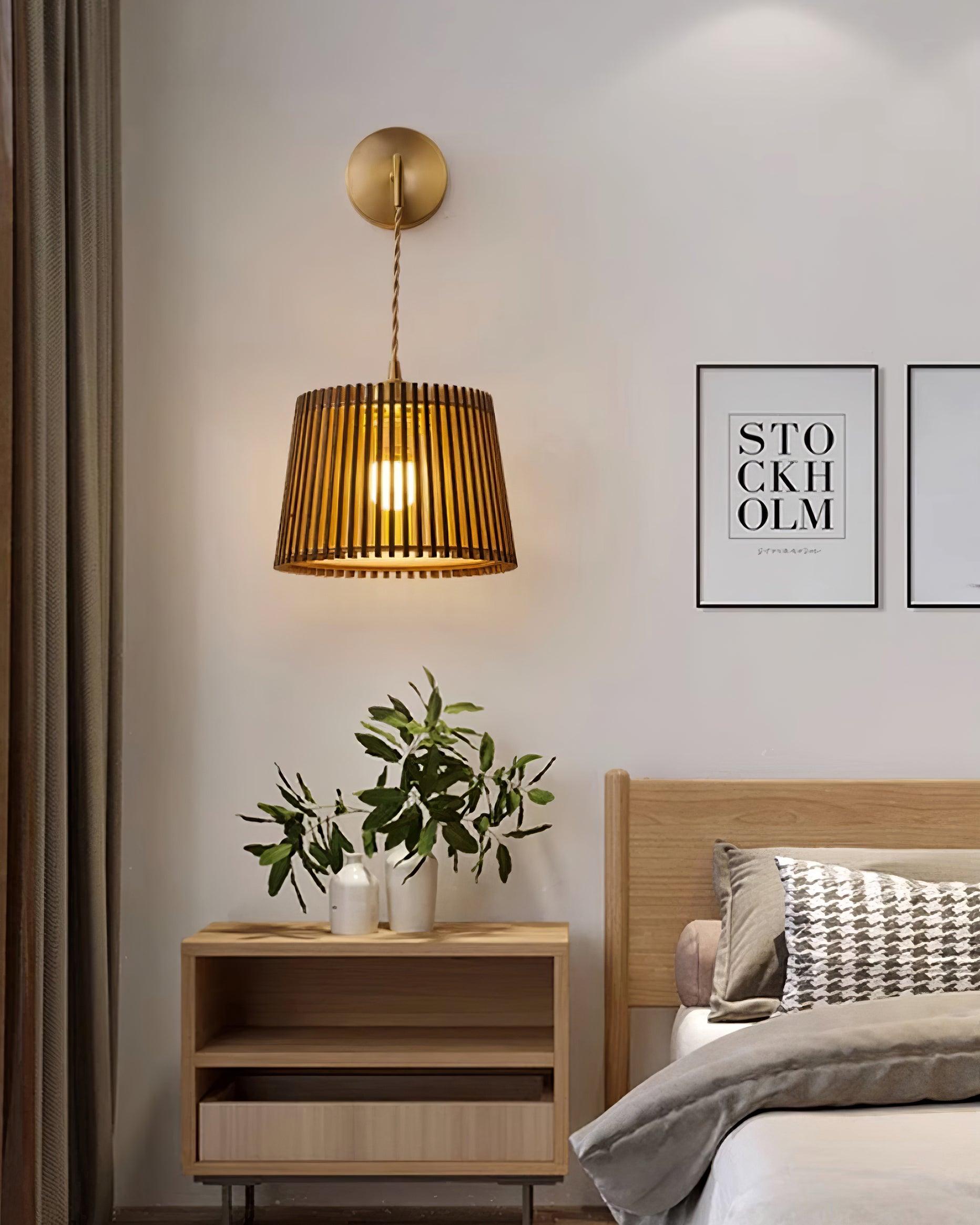 Kitami Wall Lamp Slatted - Letslighting