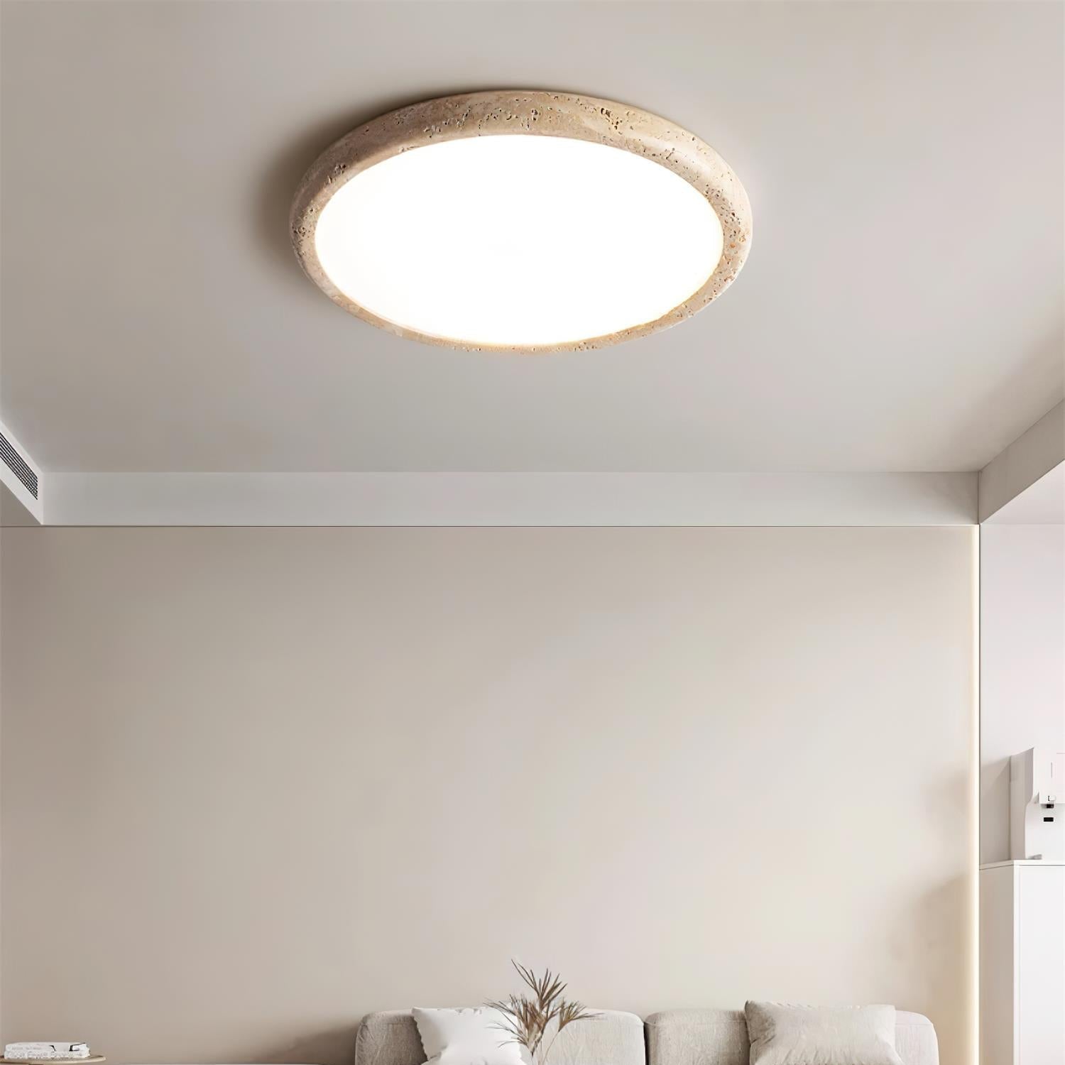 Lunaro Plafonnier Minimaliste Travertin - Neutralighting