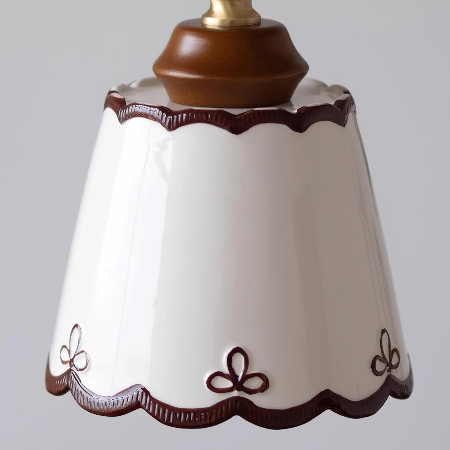 Klimt Suspension Lampe Céramique Festonnée Vintage - Neutralighting