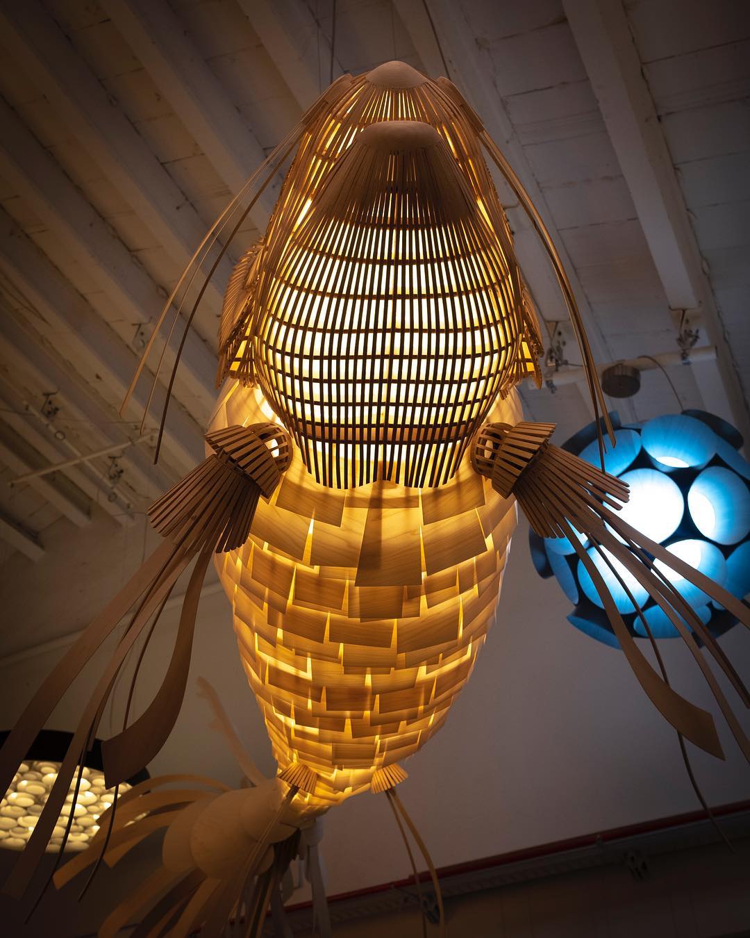 Ivsolara Individual Creativity Wood Metal Chandelier - Lamp Copper