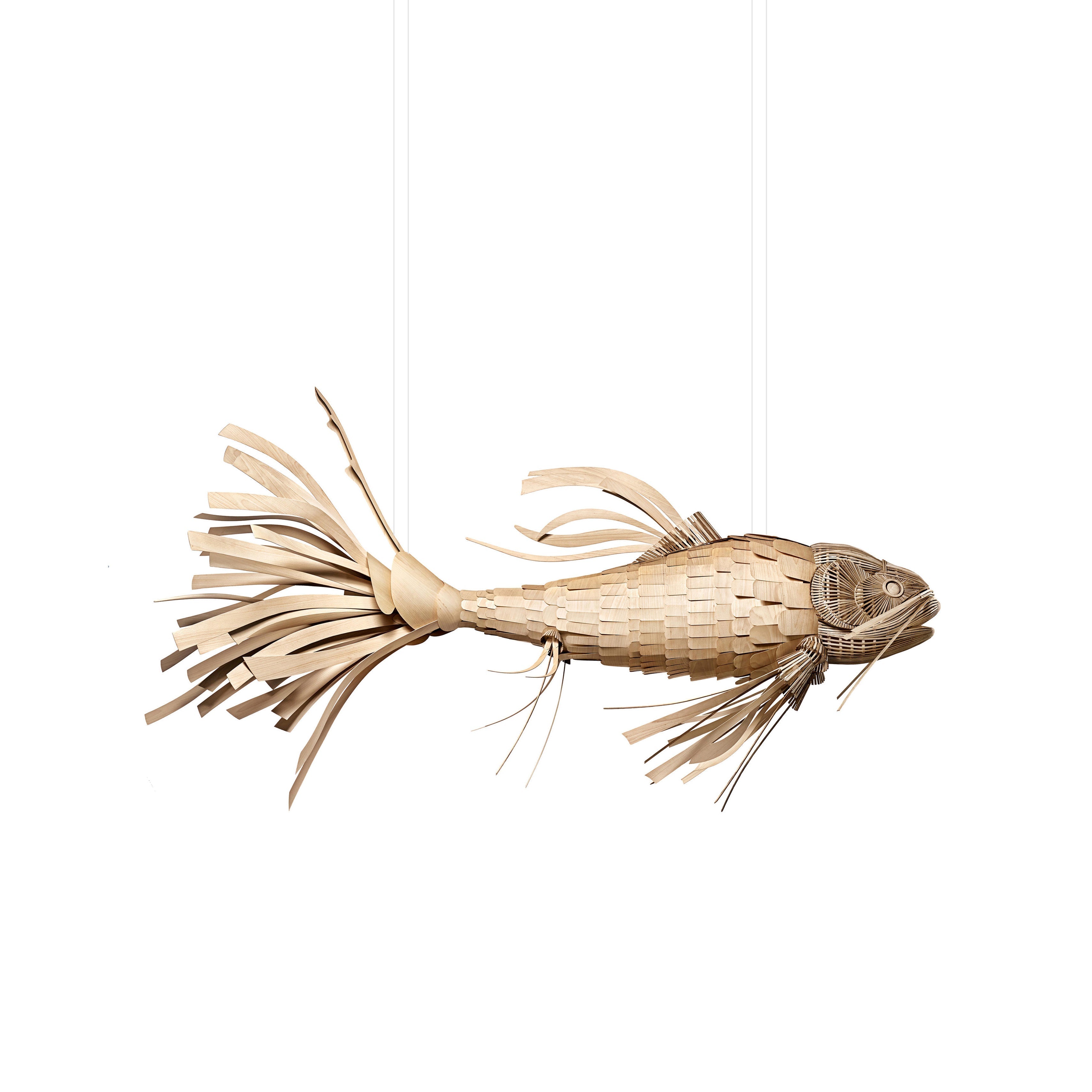 Ivsolara Individual Creativity Wood Metal Chandelier - Lamp Copper
