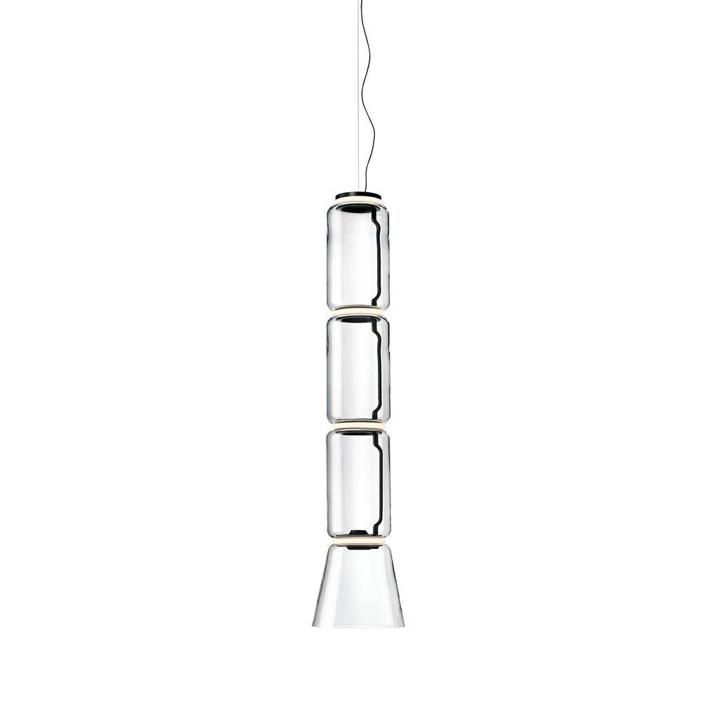 Virelo Suspension Cylindrique en Verre Empilé - Neutralighting