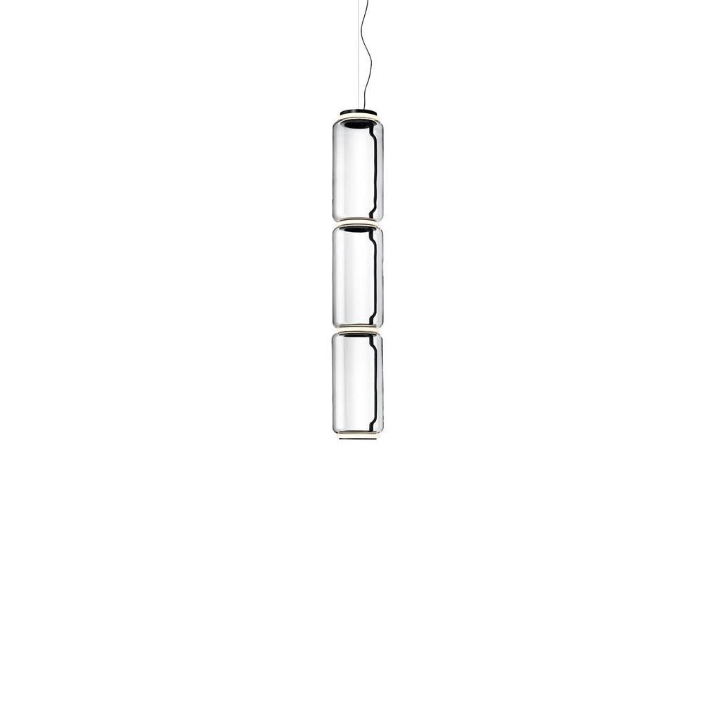 Virelo Suspension Cylindrique en Verre Empilé - Neutralighting