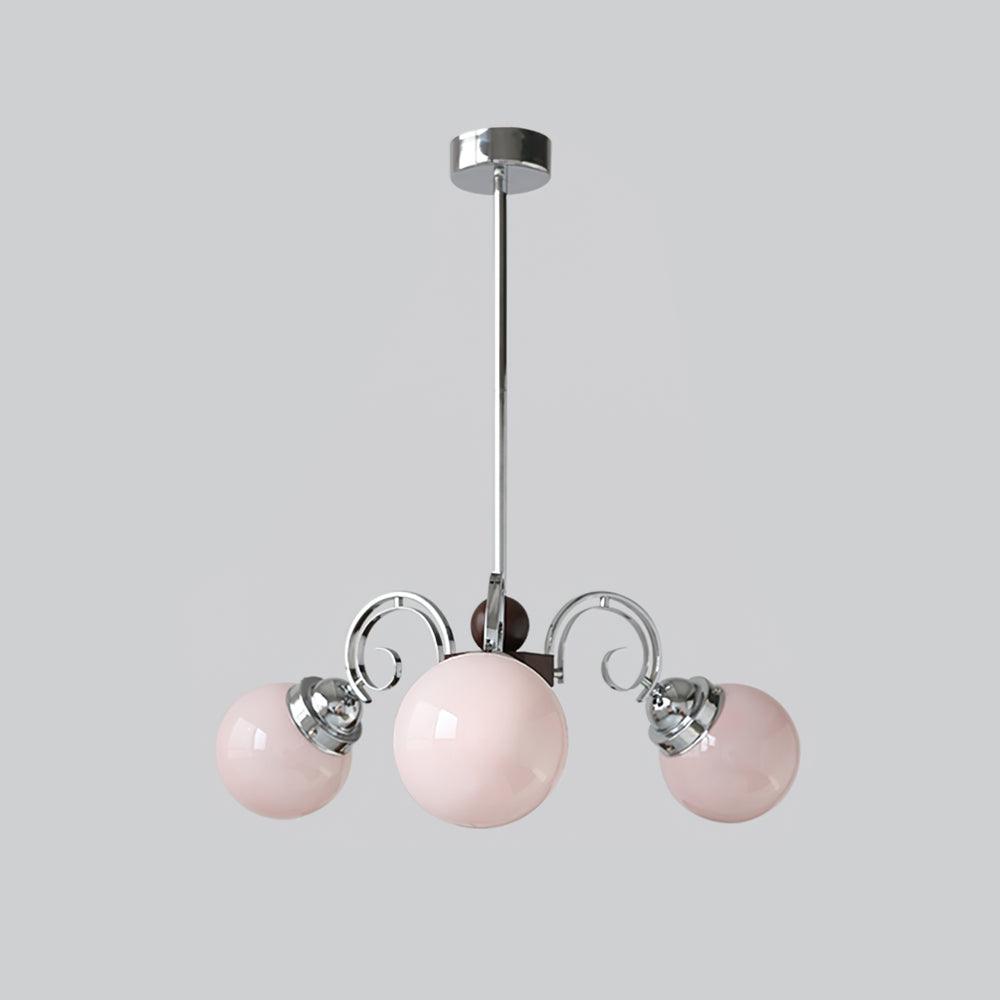 Kotter Chandelier Cream Satin Nickel Modern - Neutralighting