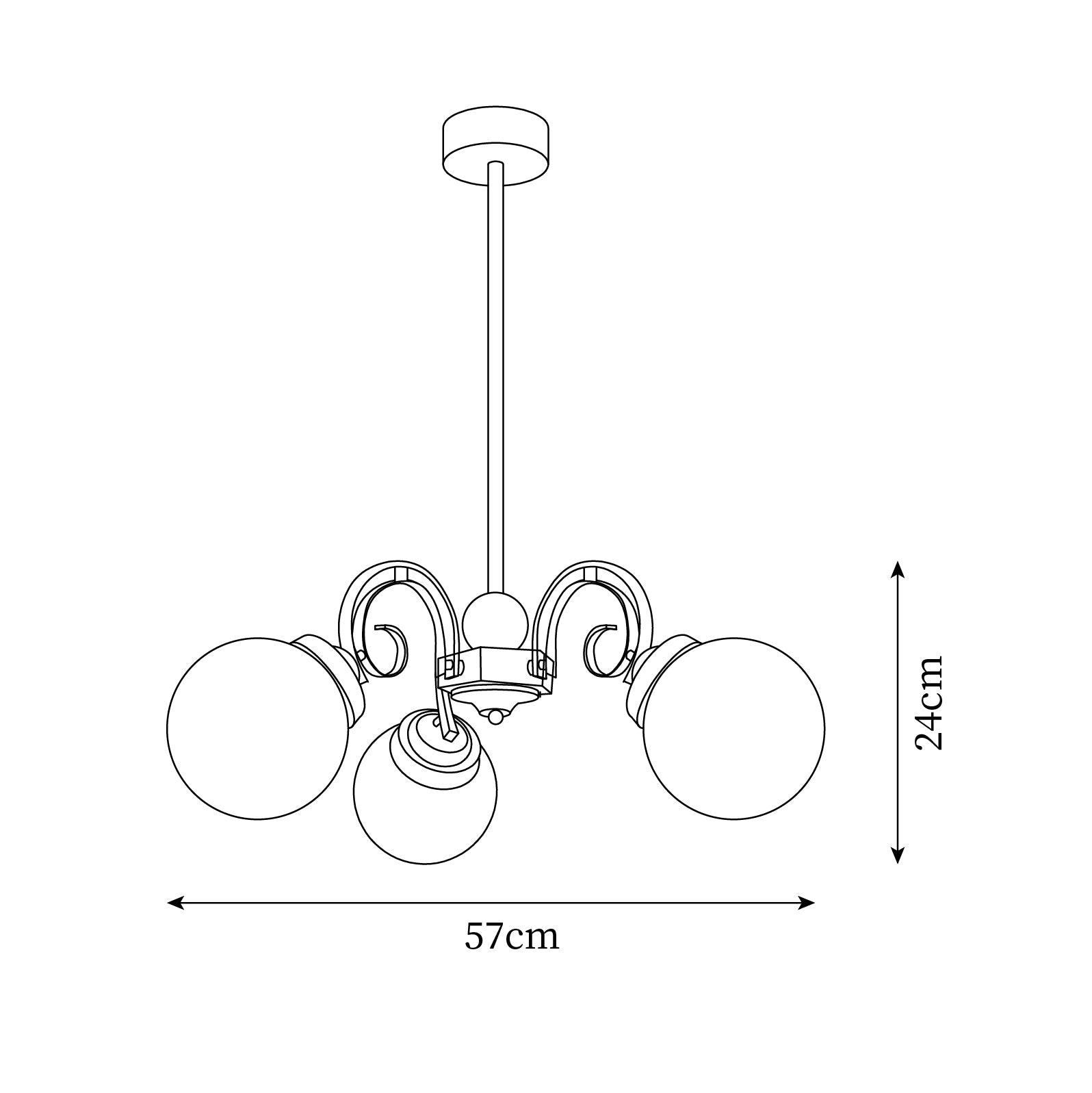 Kotter Chandelier Cream Satin Nickel Modern - Neutralighting