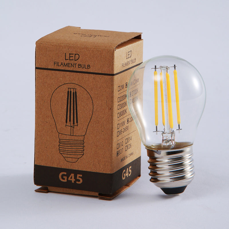 Avvelos Glass LED Light Bulb E27 4W Accessories - Lamp Copper