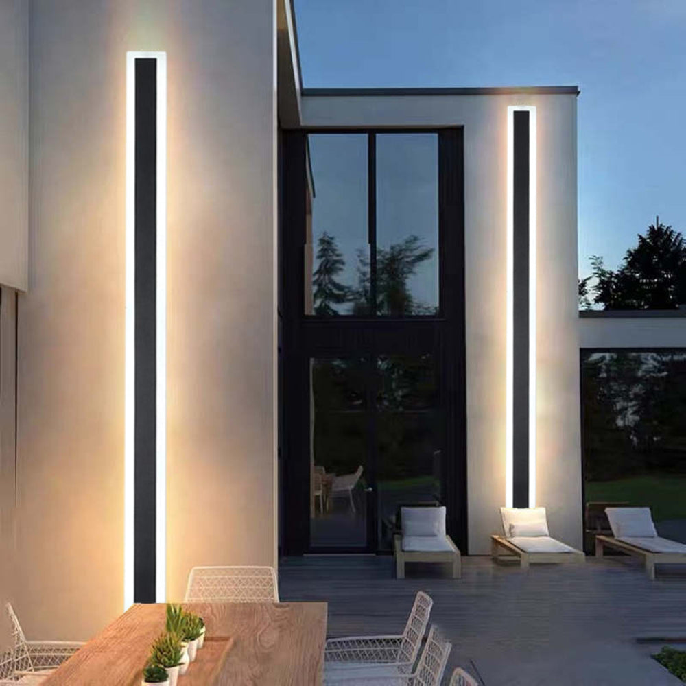 Fiala Moderne LED Applique Murale Extérieure  Noir