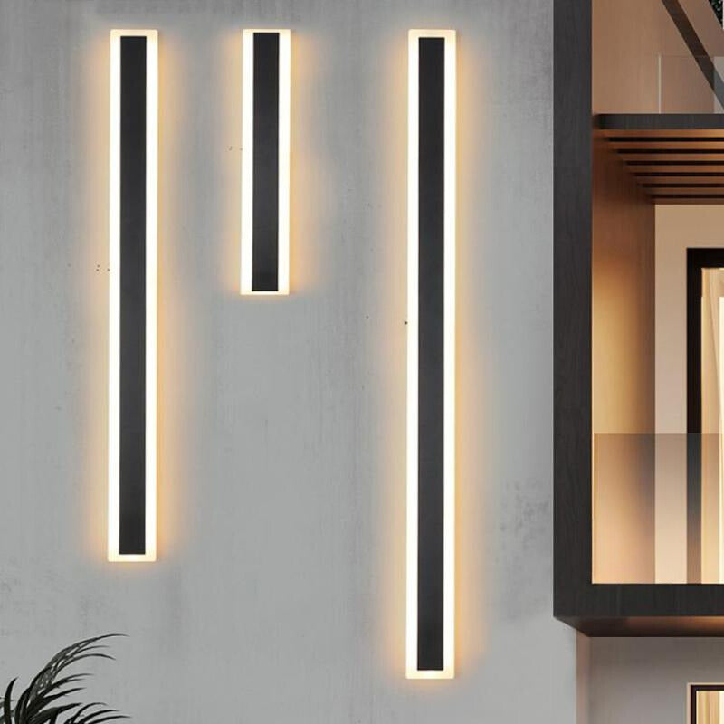 Fiala Moderne LED Applique Murale Extérieure  Noir