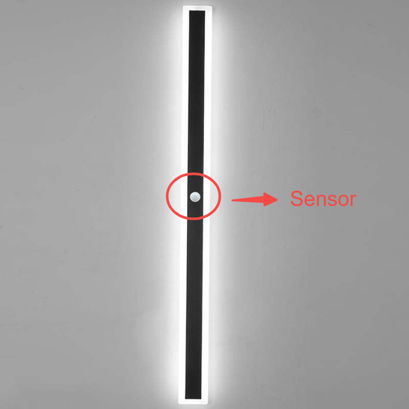 Fiala Moderne LED Applique Murale Extérieure  Noir