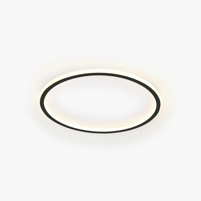 Quasso Plafonnier Rond ModerneBlanc/Noir. Salon - Neutralighting