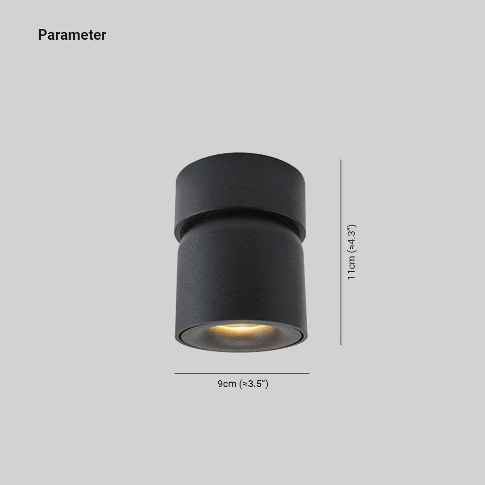 Arisha Plafonnier Spot LED Encastré Modern, Métal, Noir/Blanc, Salon/Salle à Manger - Neutralighting