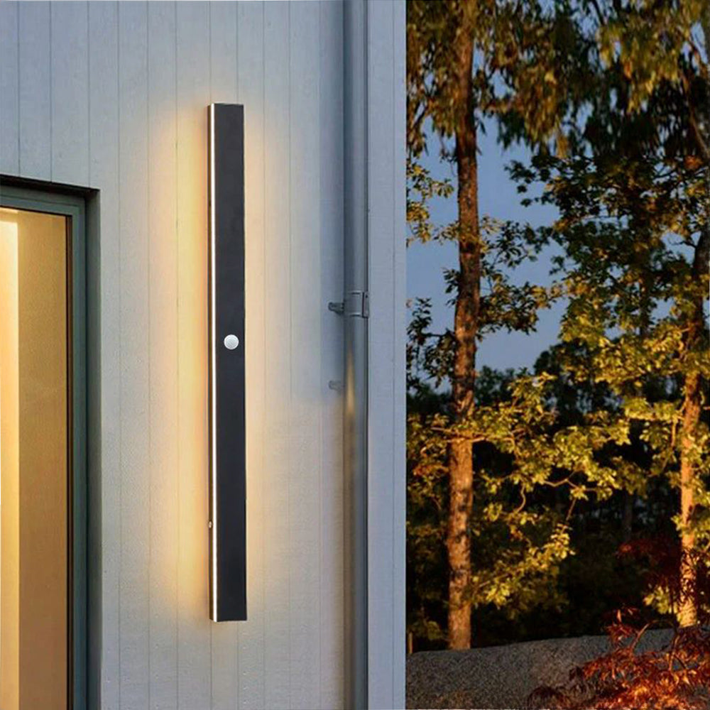 Elune Applique Murale Extérieur LED Étanche Minimaliste Métal Cour