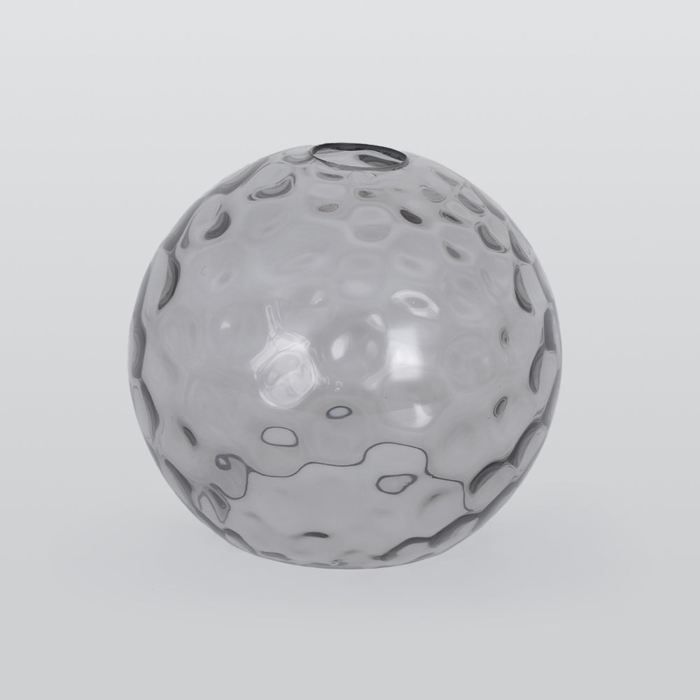 Valentina Suspension Boule Ondulation Nortique Métal/Verre Vert/Gris Salon - Neutralighting