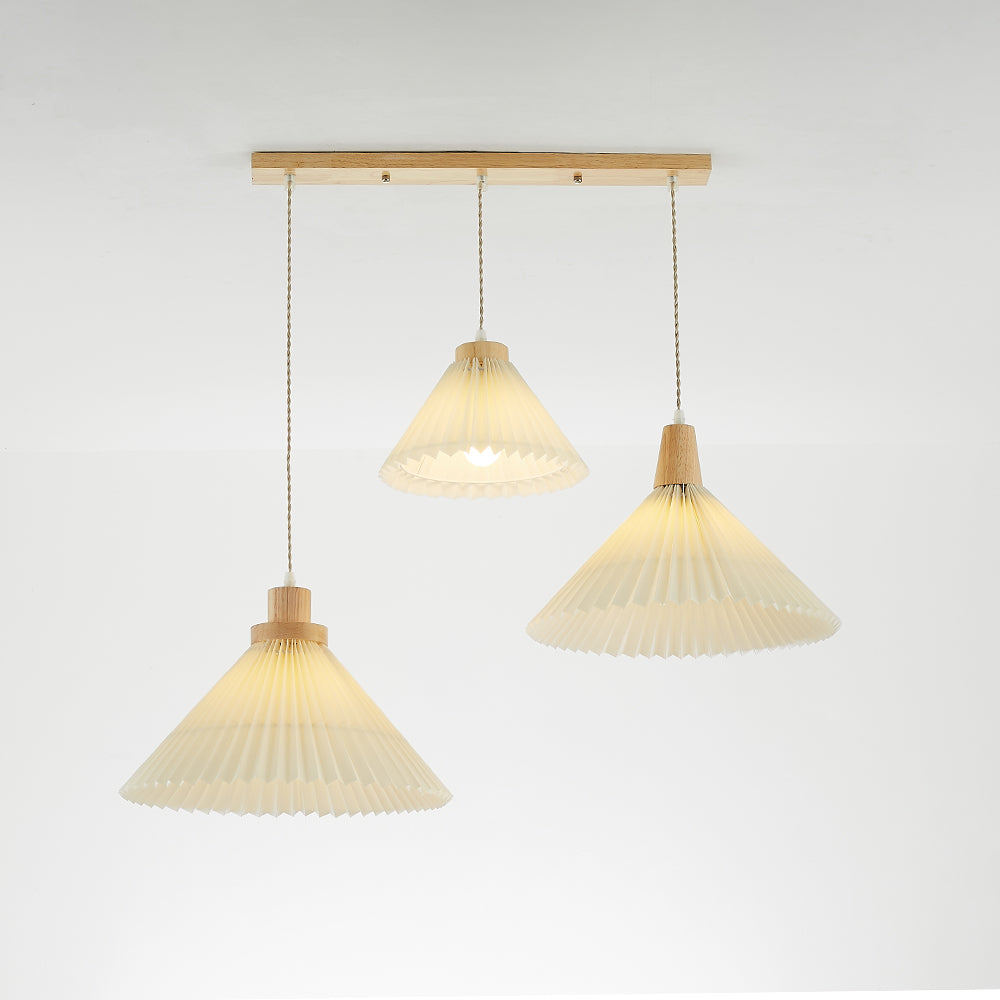 Ritta Suspension Cluster, Plissé 4 Styles - Neutralighting
