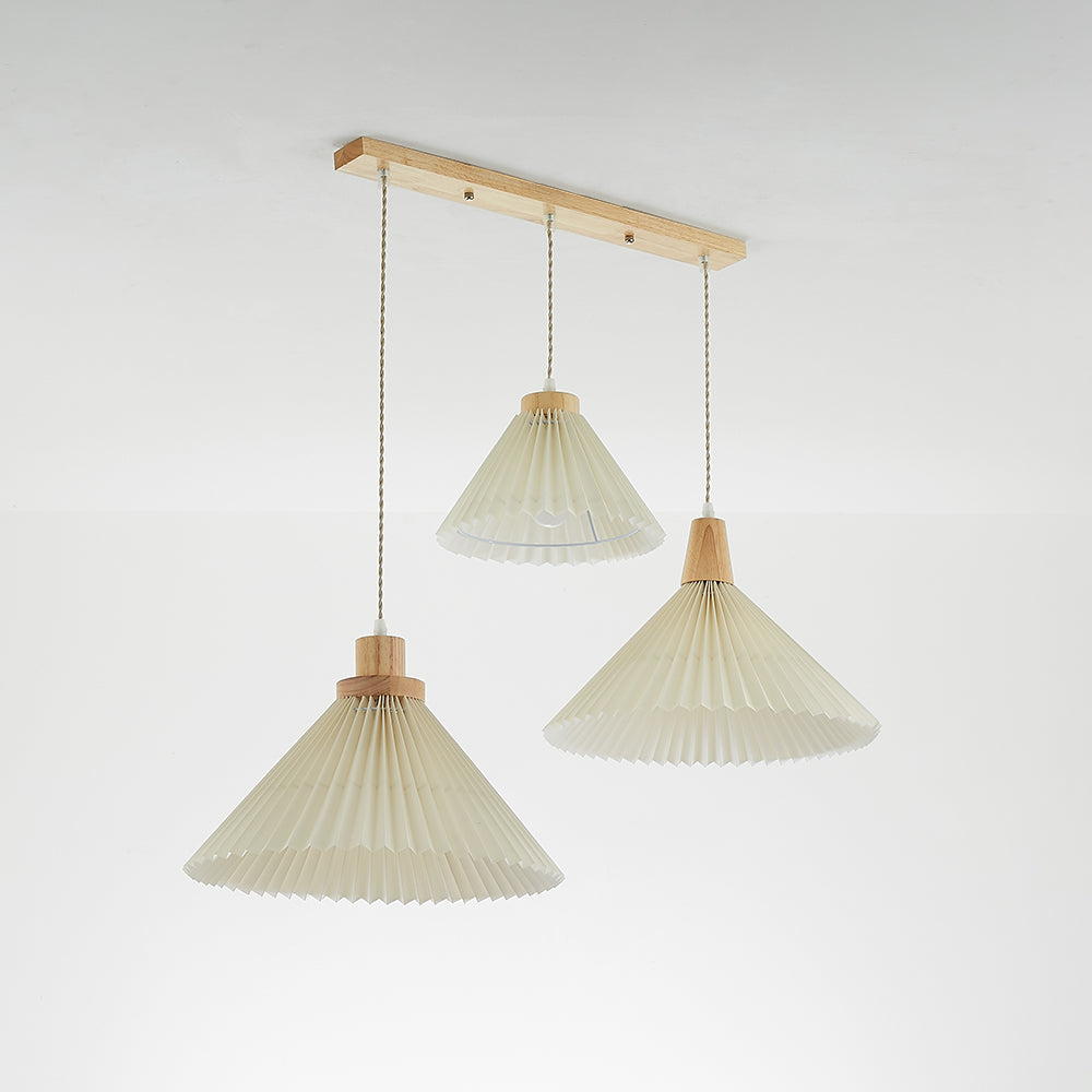 Ritta Suspension Cluster, Plissé 4 Styles - Neutralighting