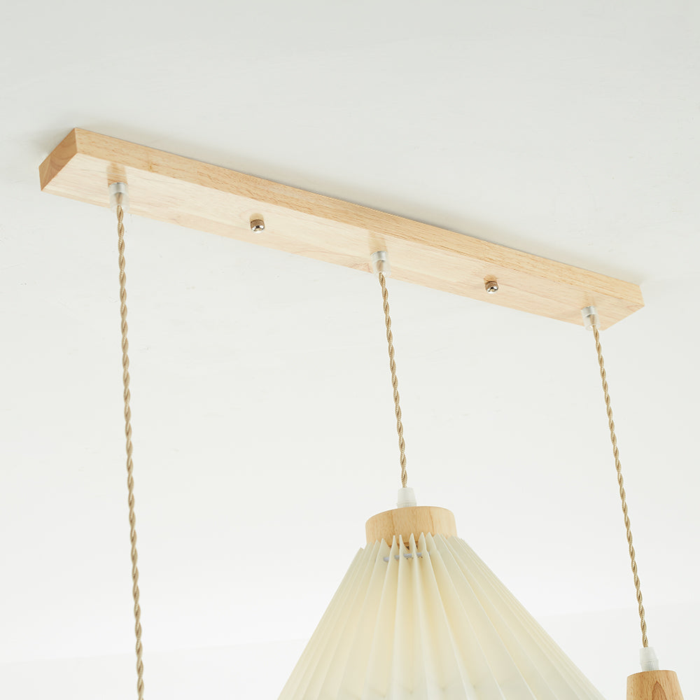 Ritta Suspension Cluster, Plissé 4 Styles - Neutralighting